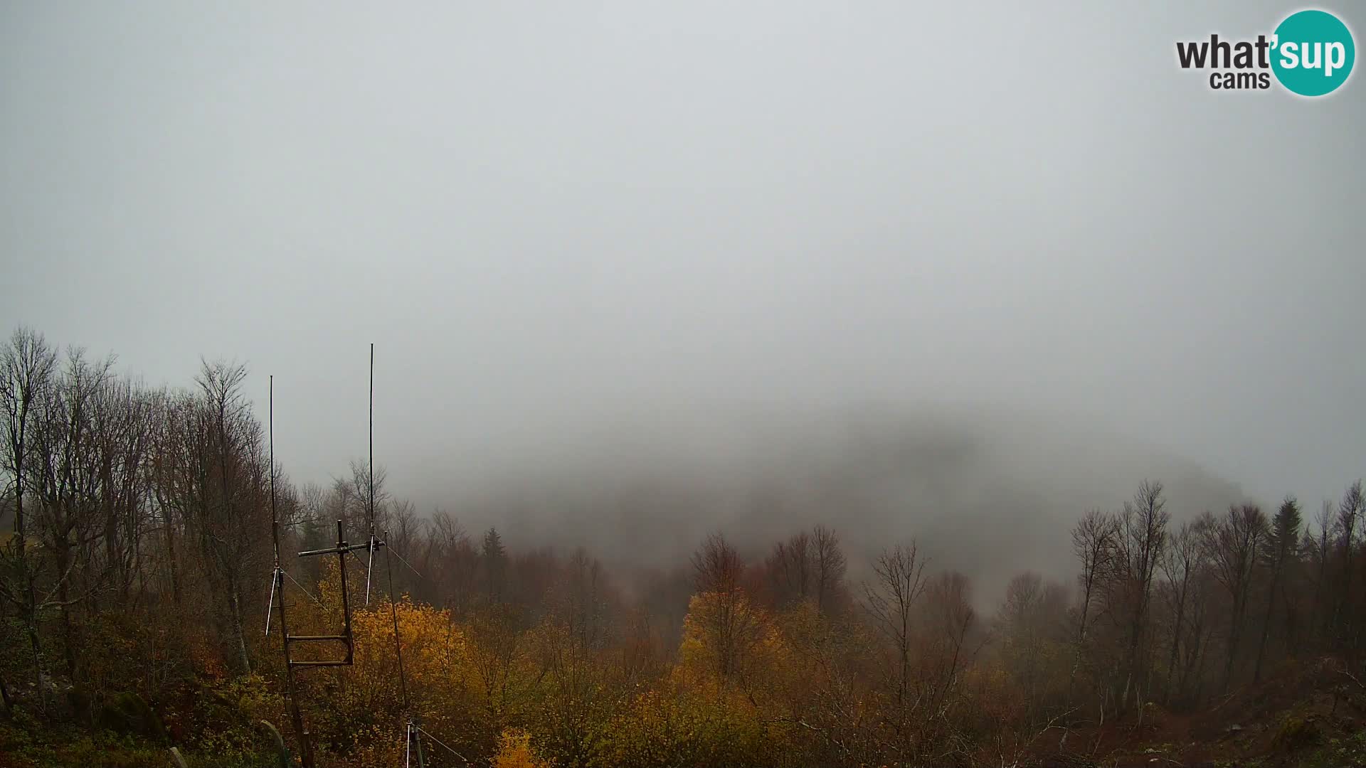 Krim web kamera Planinska koliba | pogled na Ljubljanu – Slovenija