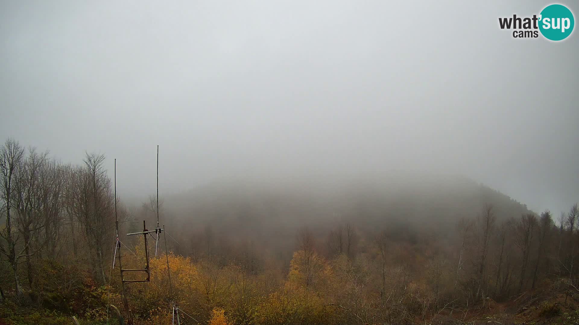 Krim Web cam Berghütte | Blick auf Ljubljana – Slowenien
