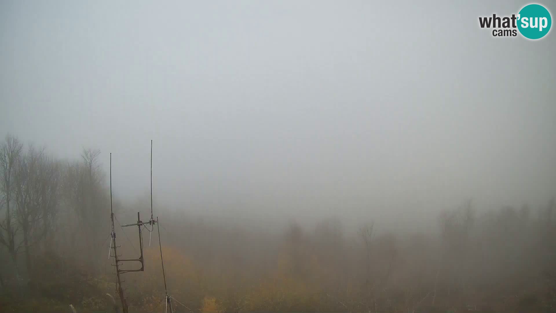 Krim web kamera Planinska koliba | pogled na Ljubljanu – Slovenija