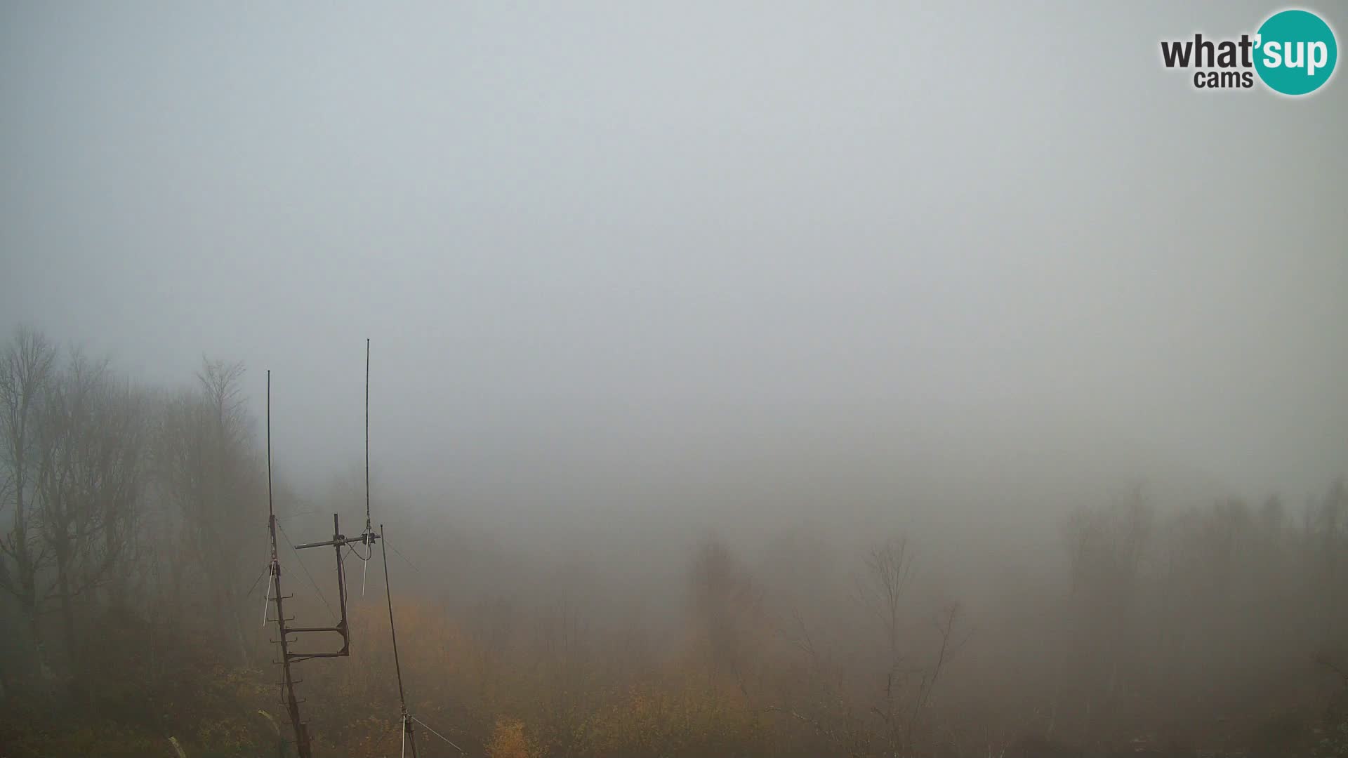 Krim webcam mountain hut | view to Ljubljana – Slovenia