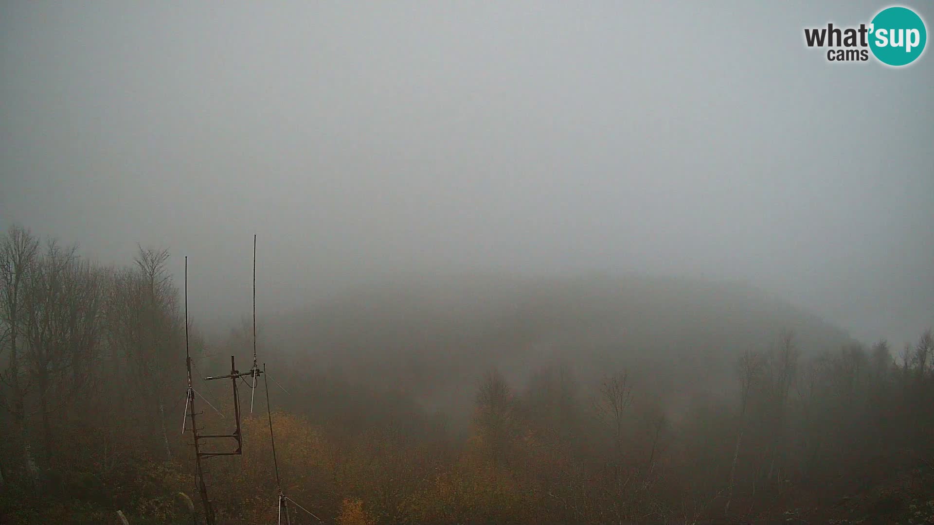 Krim Web cam Berghütte | Blick auf Ljubljana – Slowenien