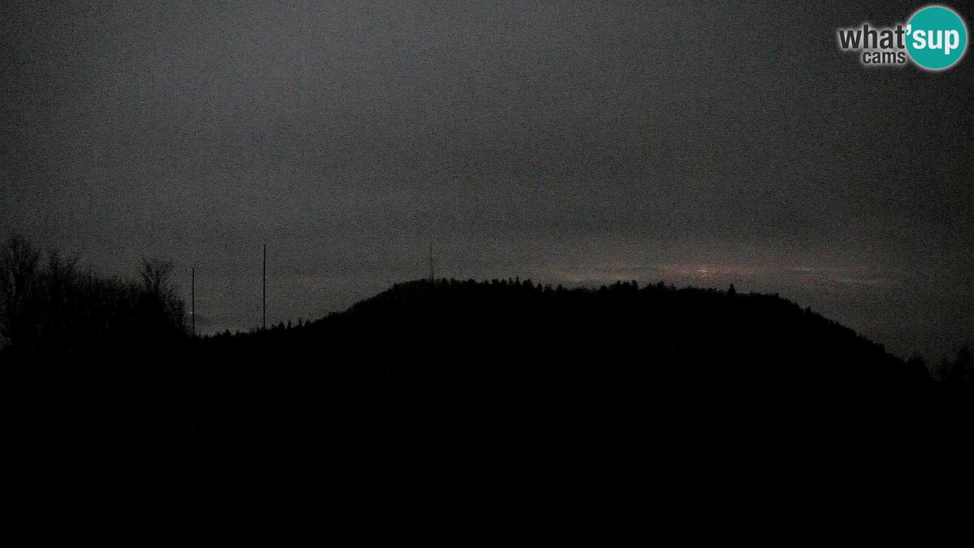 Krim webcam mountain hut | view to Ljubljana – Slovenia