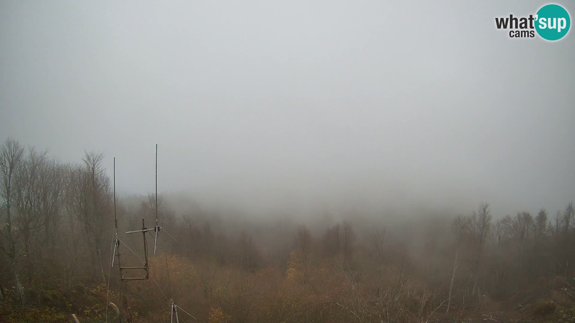 Krim Web cam Berghütte | Blick auf Ljubljana – Slowenien