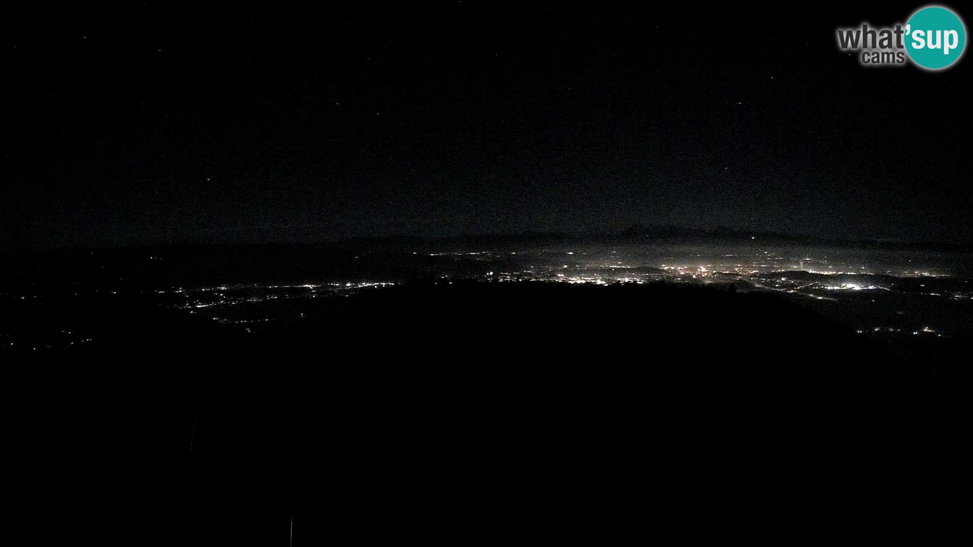 Krim webcam mountain hut | view to Ljubljana – Slovenia