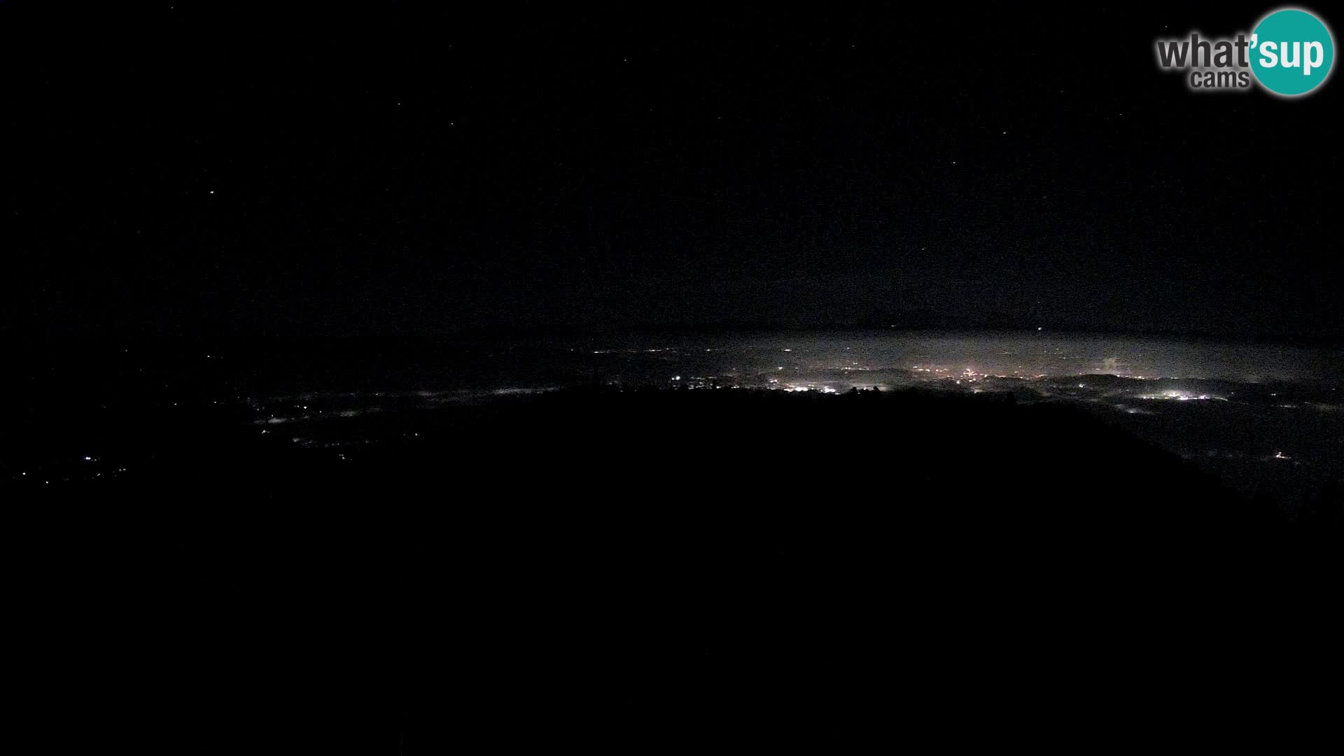 Krim Web cam Berghütte | Blick auf Ljubljana – Slowenien