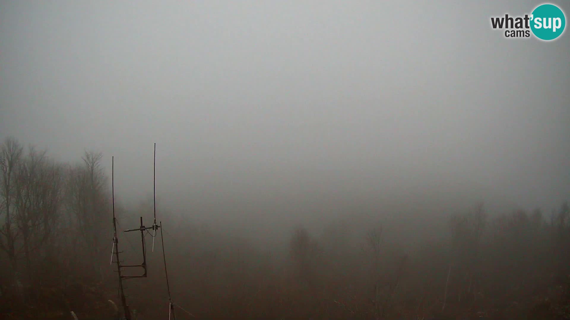 Krim Web cam Berghütte | Blick auf Ljubljana – Slowenien