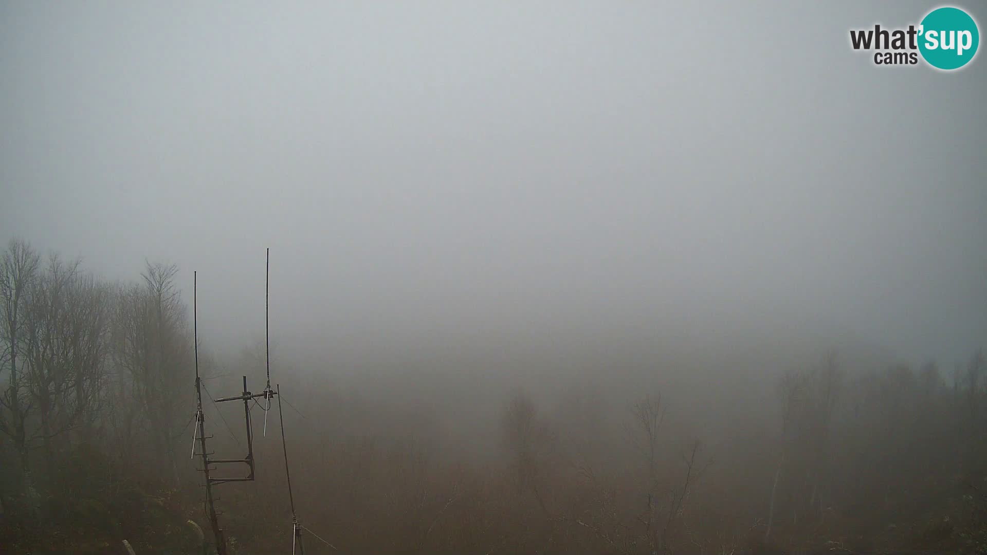 Krim webcam mountain hut | view to Ljubljana – Slovenia