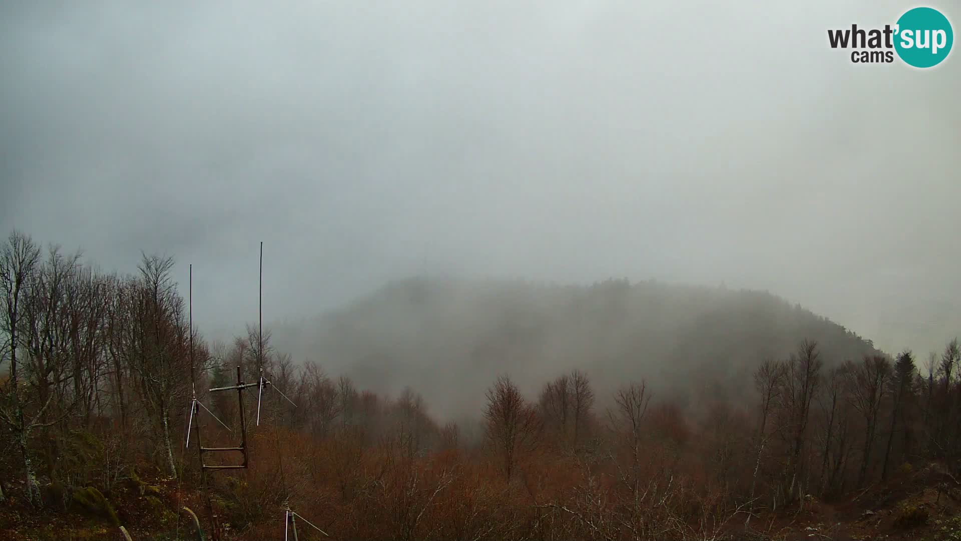 Krim Web cam Berghütte | Blick auf Ljubljana – Slowenien
