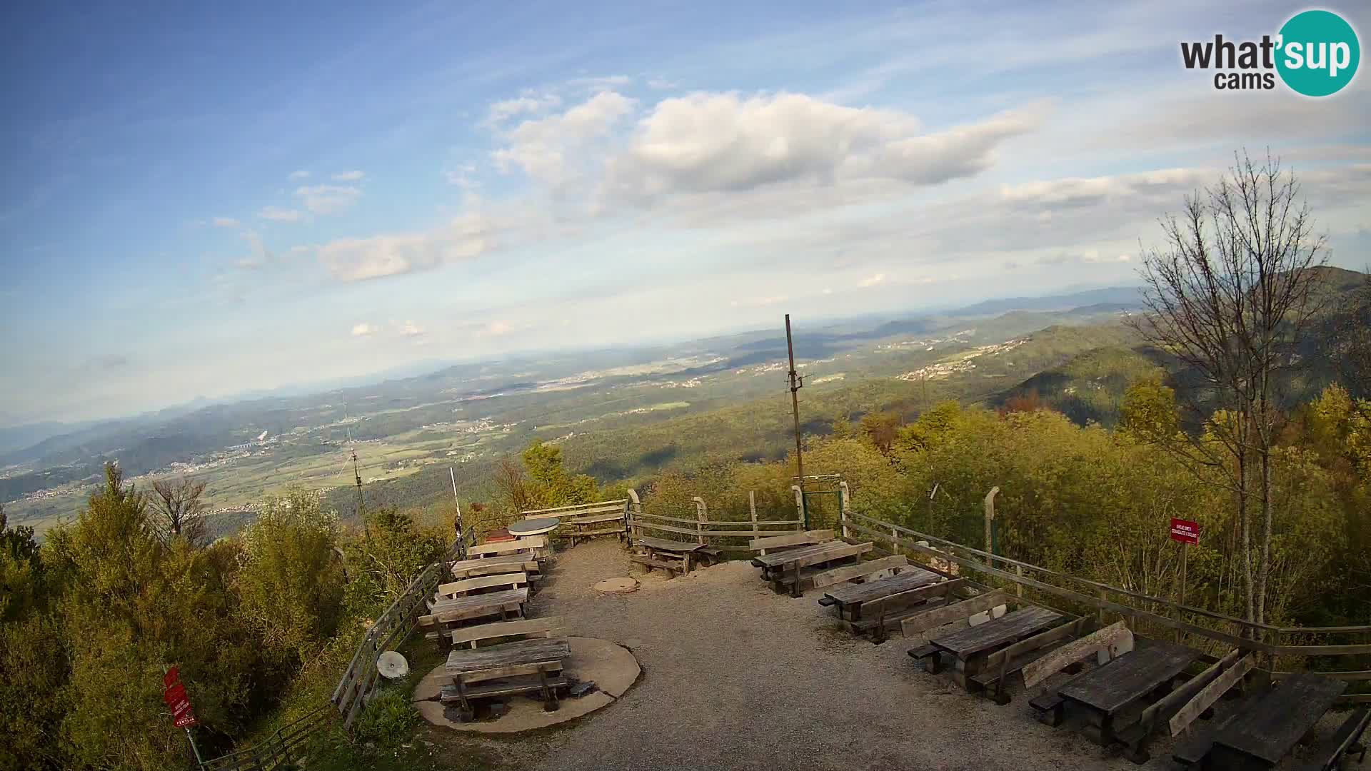 webcam Baita Krim vicino Ljubljana – Slovenia – vista su Grosuplje
