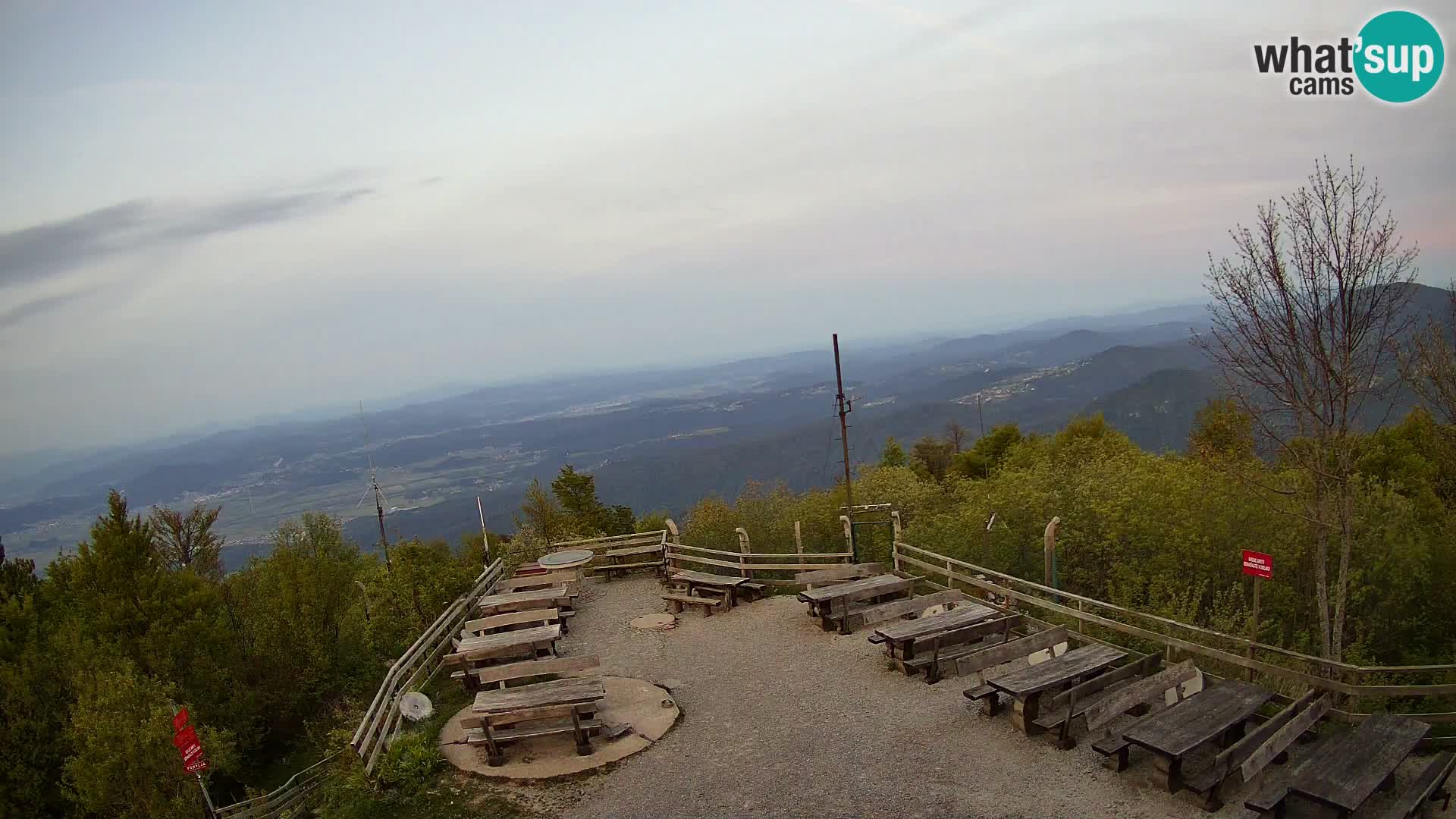 webcam Baita Krim vicino Ljubljana – Slovenia – vista su Grosuplje