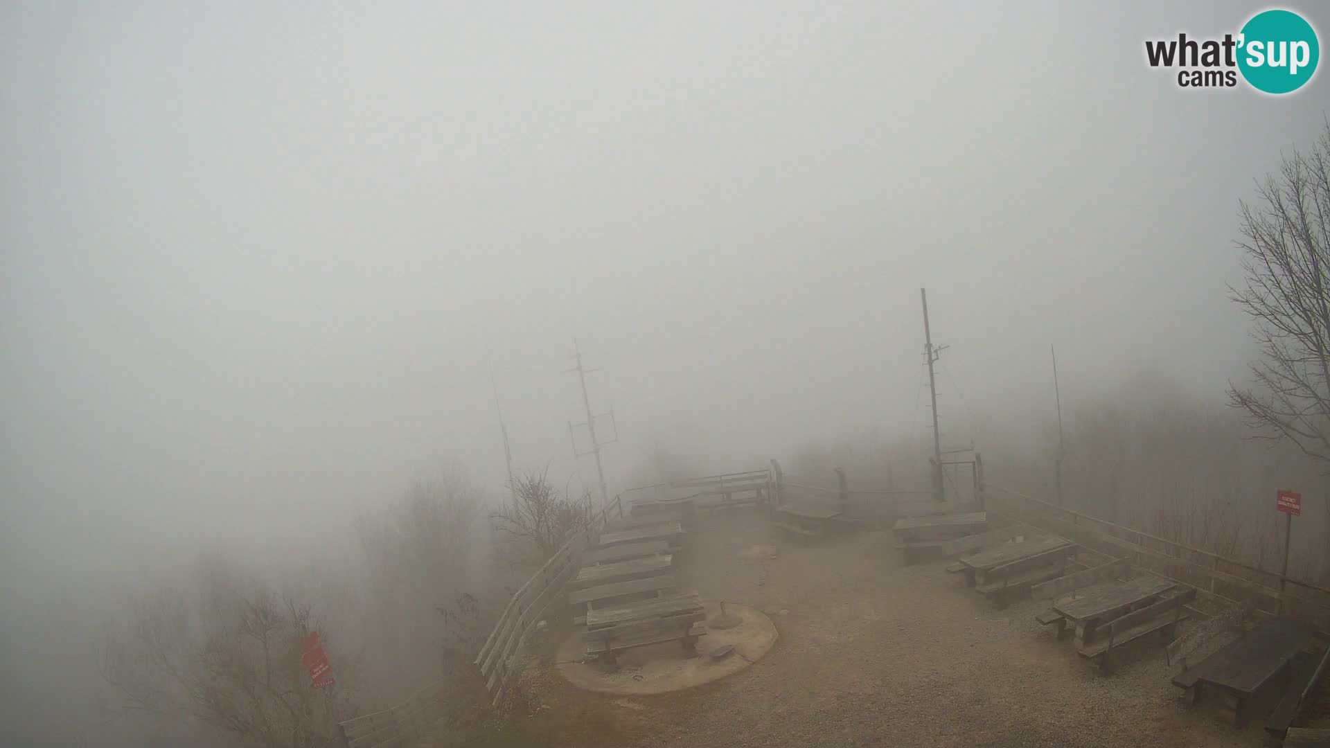 Mount Krim webcam near Ljubljana – Slovenia – view to Grosuplje