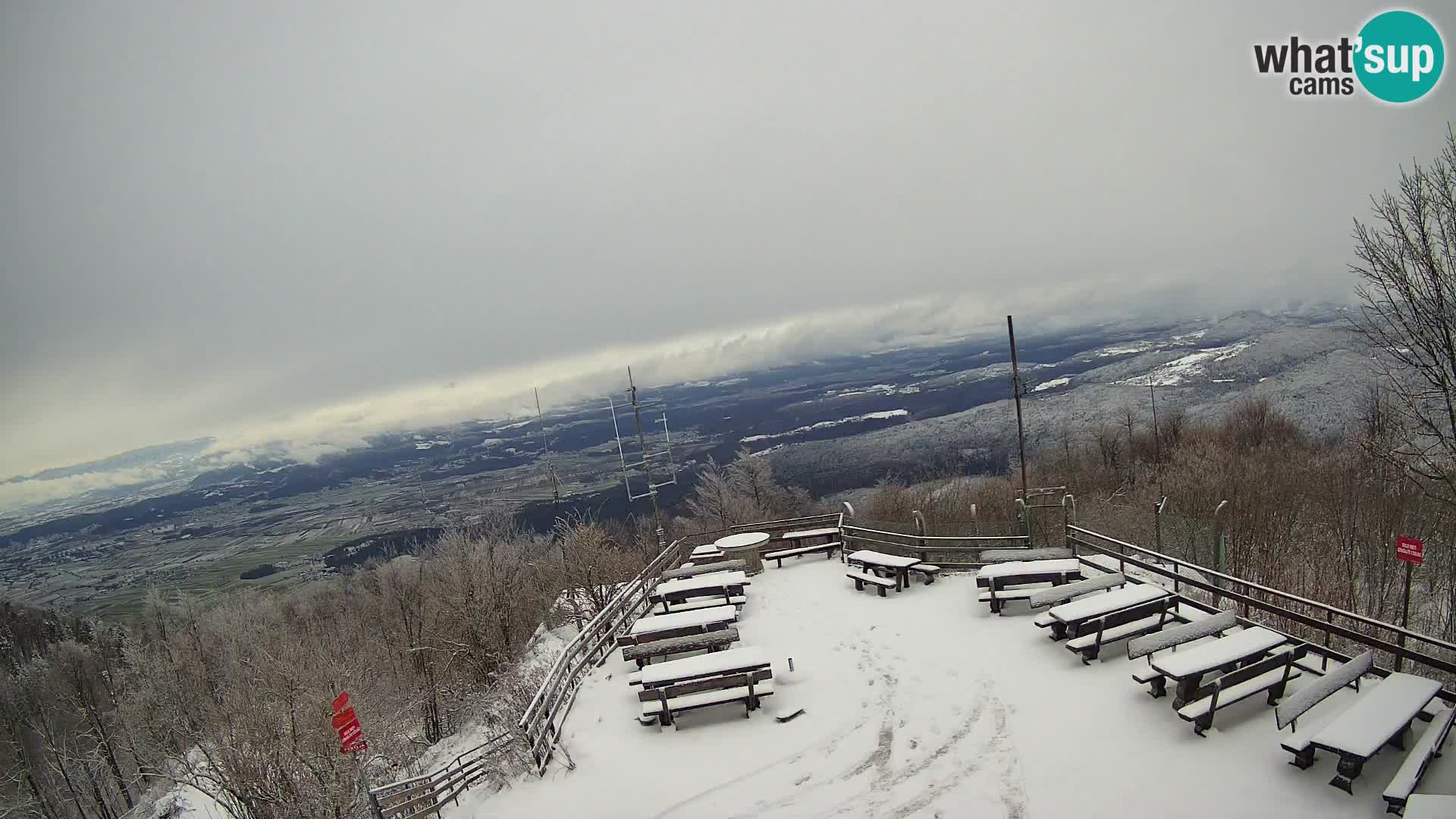 webcam Baita Krim vicino Ljubljana – Slovenia – vista su Grosuplje