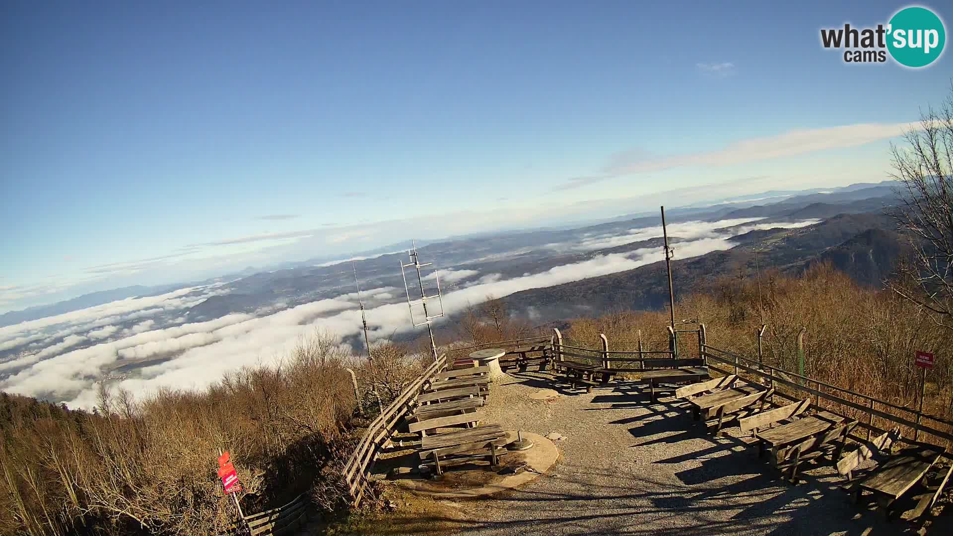 webcam Baita Krim vicino Ljubljana – Slovenia – vista su Grosuplje