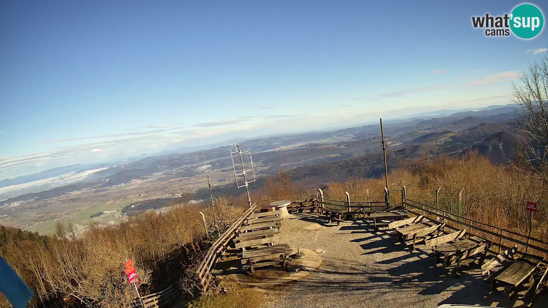 webcam Baita Krim vicino Ljubljana – Slovenia – vista su Grosuplje