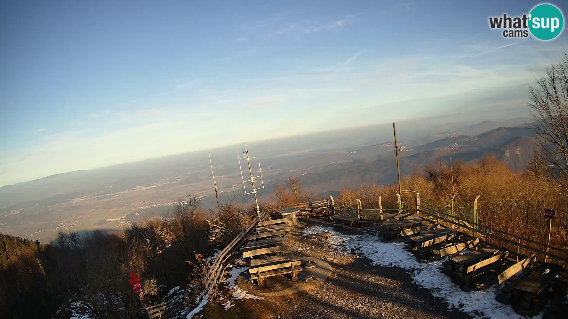 webcam Baita Krim vicino Ljubljana – Slovenia – vista su Grosuplje