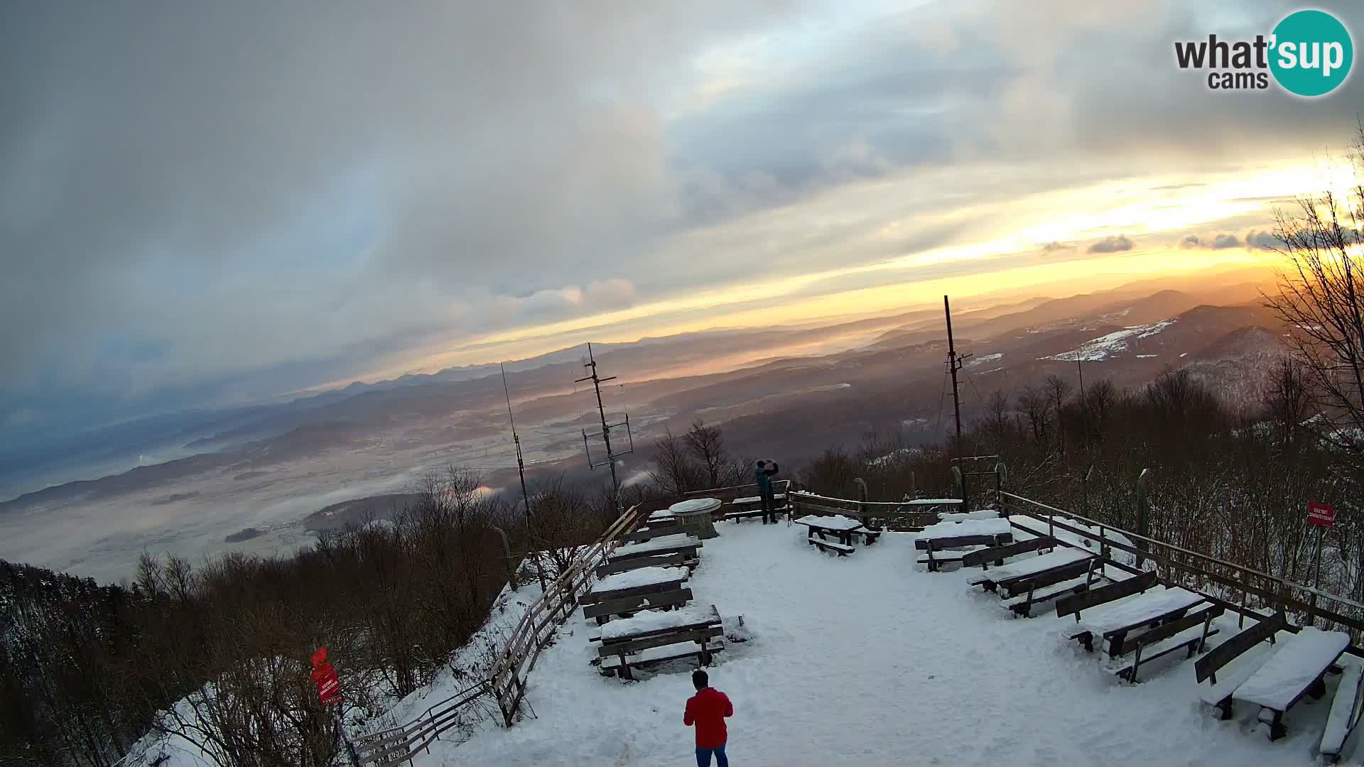 webcam Baita Krim vicino Ljubljana – Slovenia – vista su Grosuplje