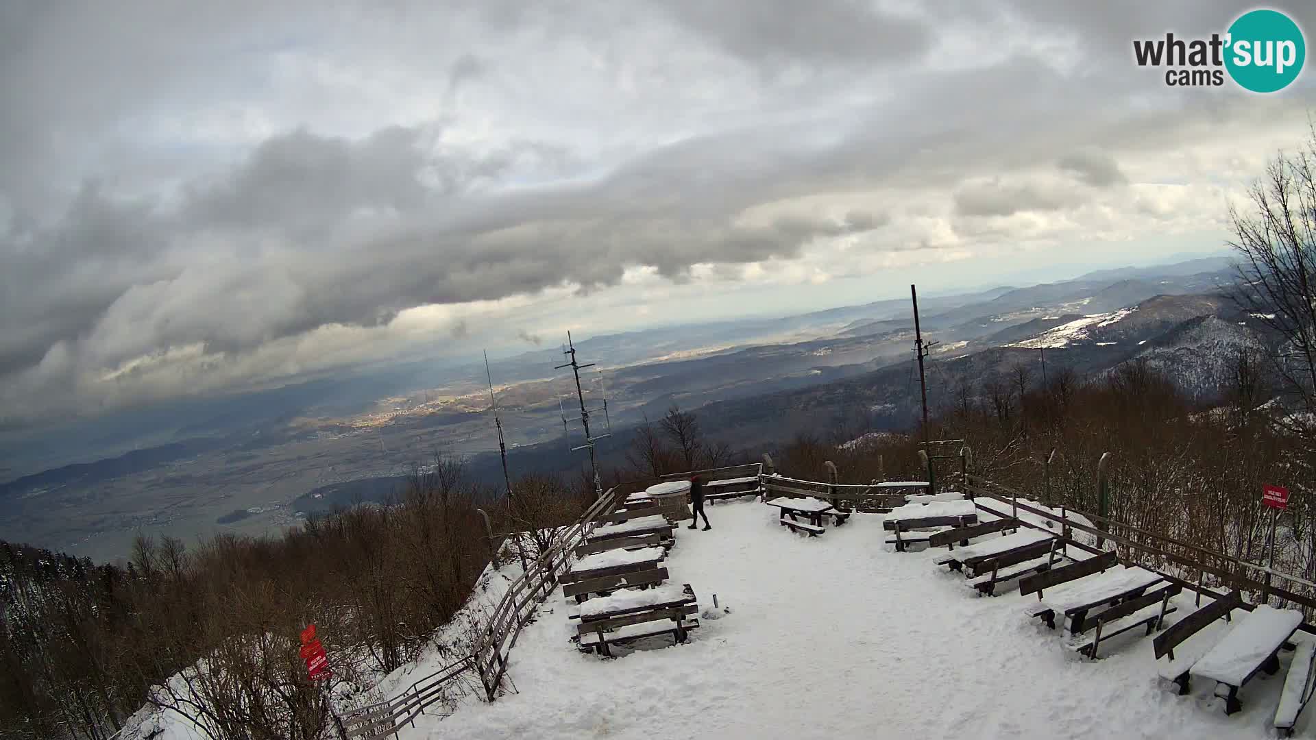 webcam Baita Krim vicino Ljubljana – Slovenia – vista su Grosuplje