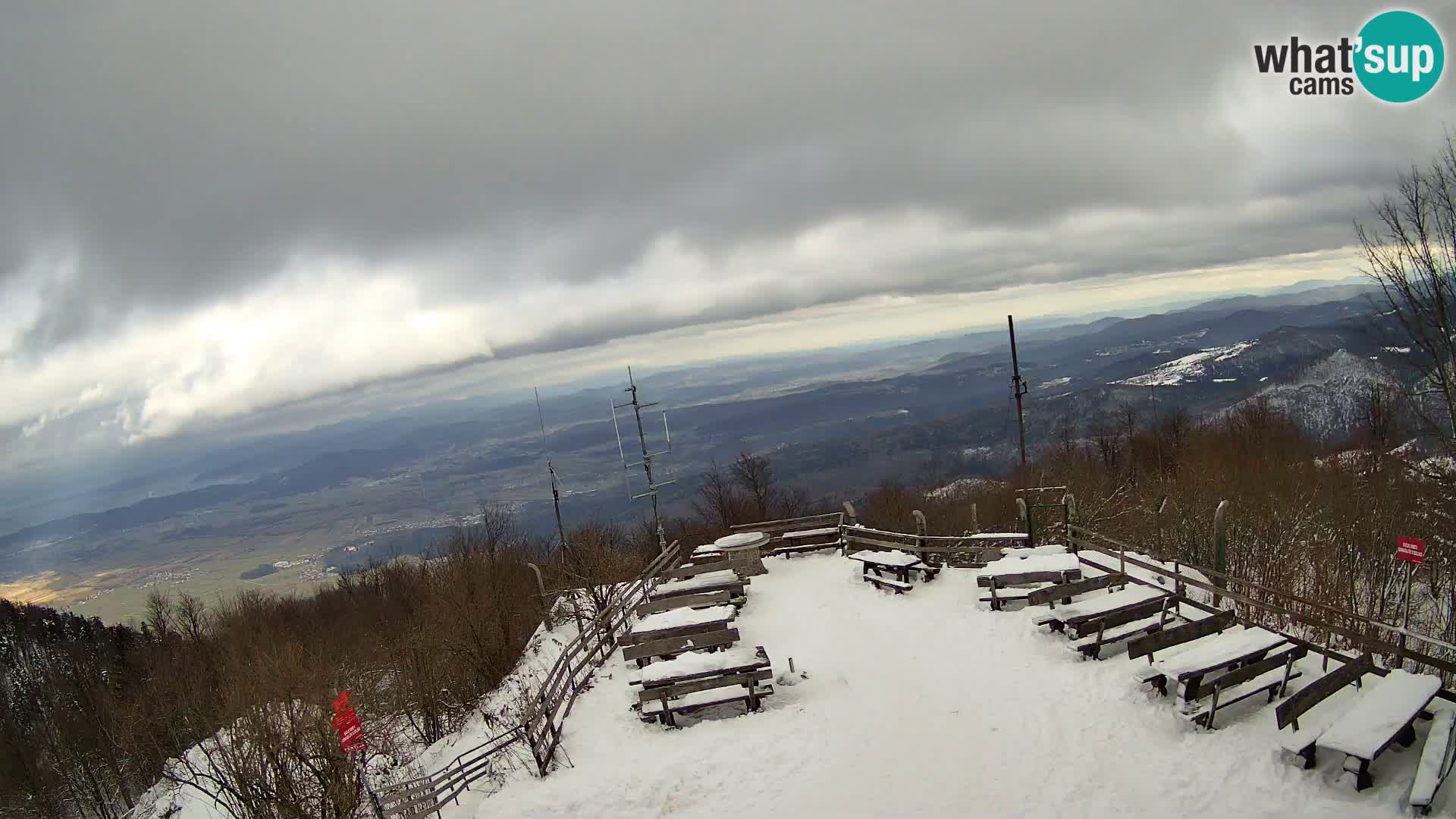 webcam Baita Krim vicino Ljubljana – Slovenia – vista su Grosuplje