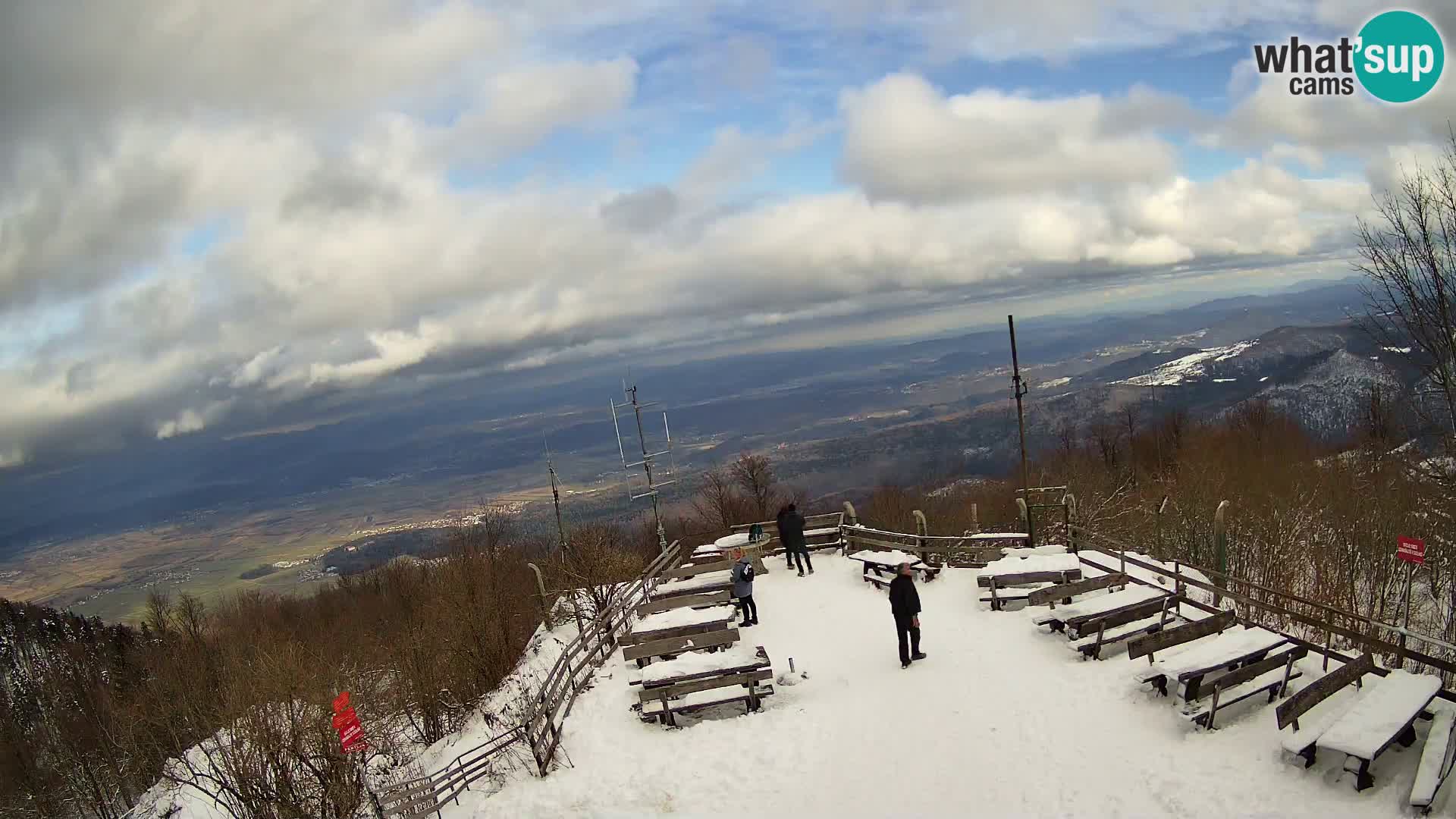 webcam Baita Krim vicino Ljubljana – Slovenia – vista su Grosuplje