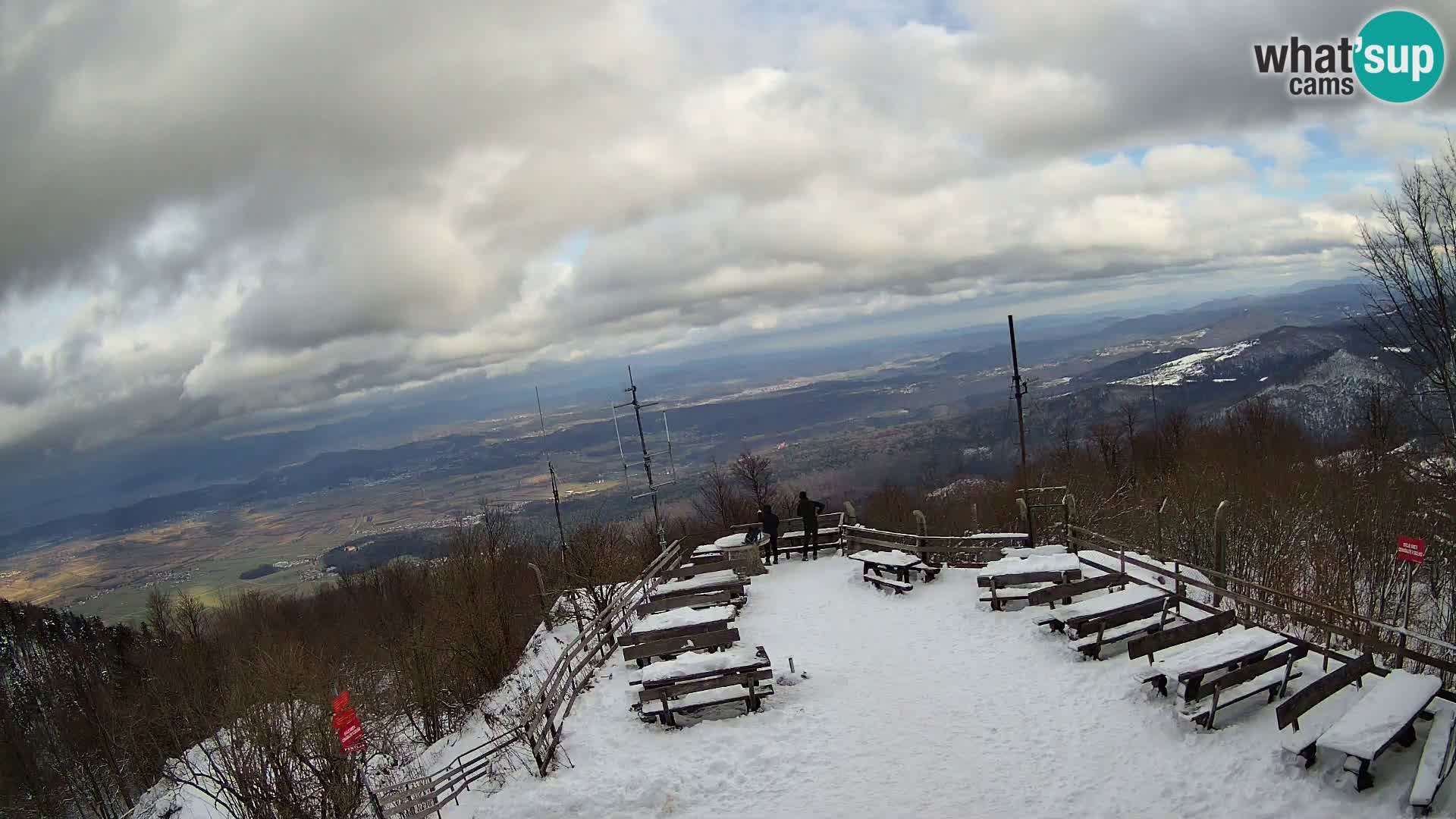 webcam Baita Krim vicino Ljubljana – Slovenia – vista su Grosuplje