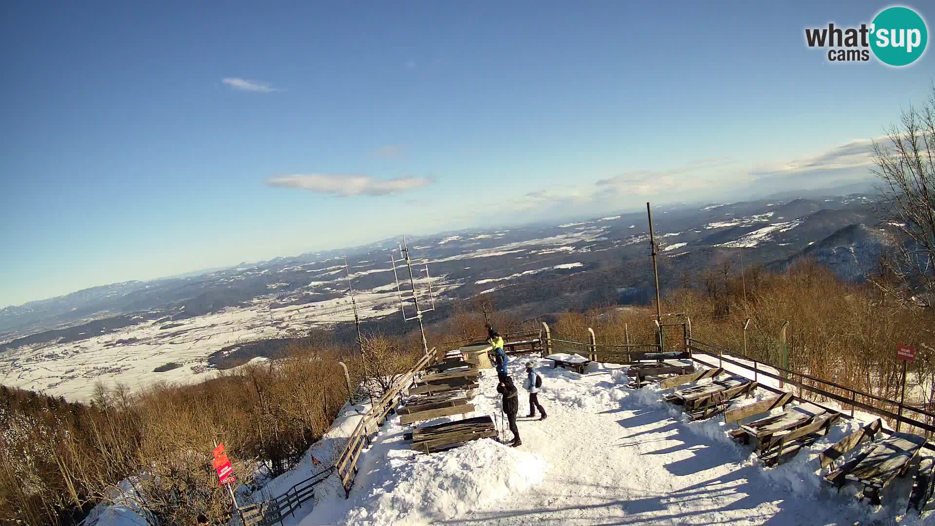 webcam Baita Krim vicino Ljubljana – Slovenia – vista su Grosuplje