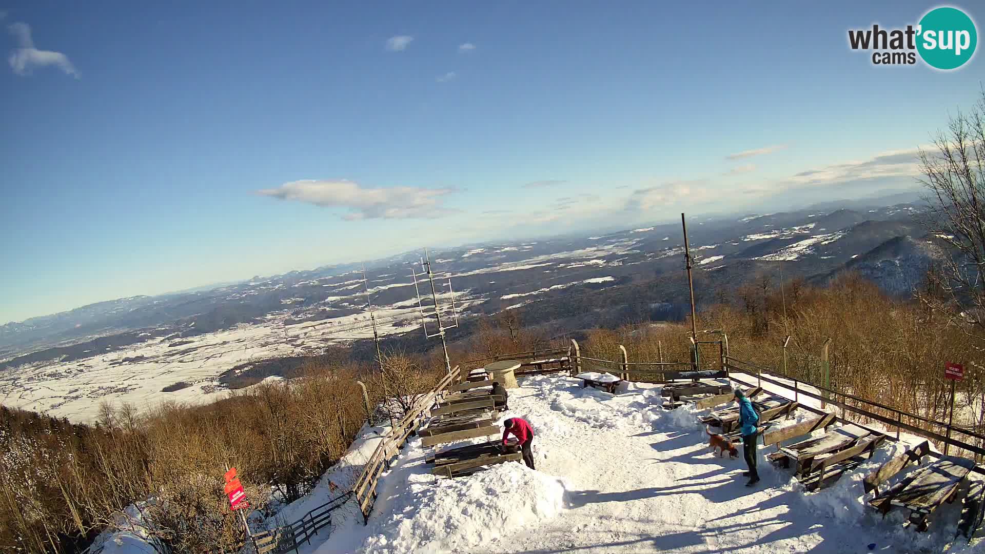 webcam Baita Krim vicino Ljubljana – Slovenia – vista su Grosuplje