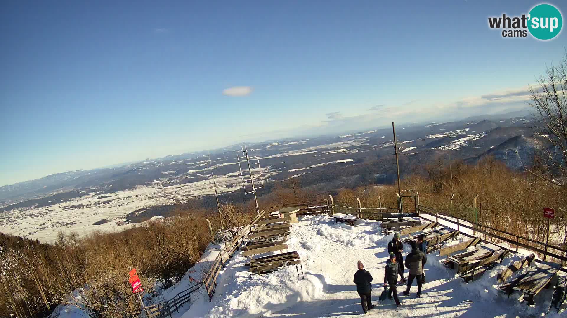 webcam Baita Krim vicino Ljubljana – Slovenia – vista su Grosuplje