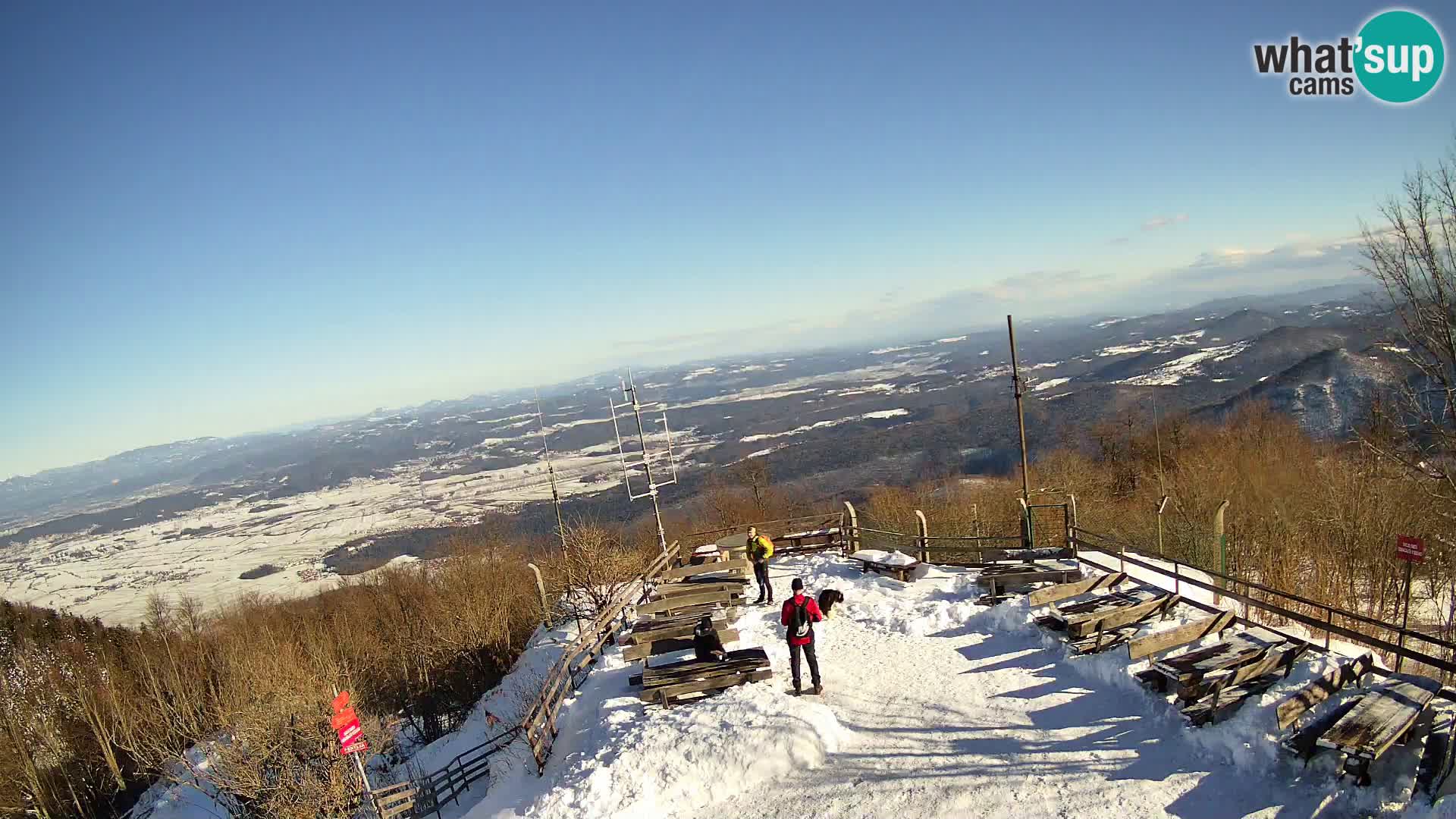 webcam Baita Krim vicino Ljubljana – Slovenia – vista su Grosuplje