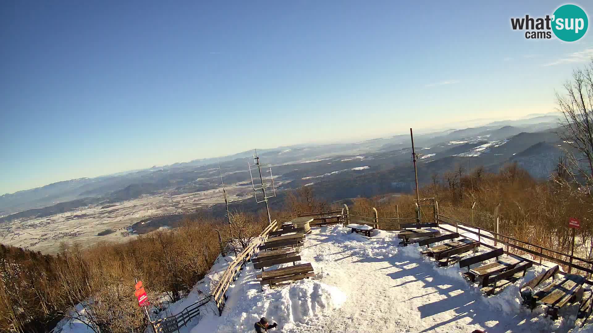 webcam Baita Krim vicino Ljubljana – Slovenia – vista su Grosuplje