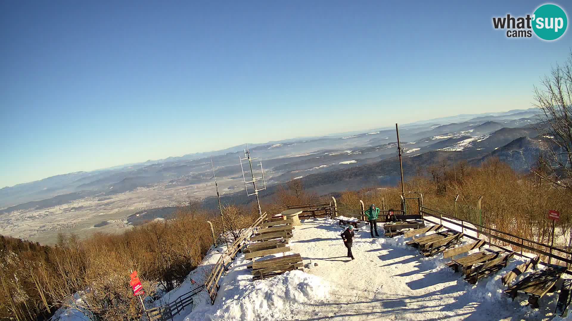 webcam Baita Krim vicino Ljubljana – Slovenia – vista su Grosuplje