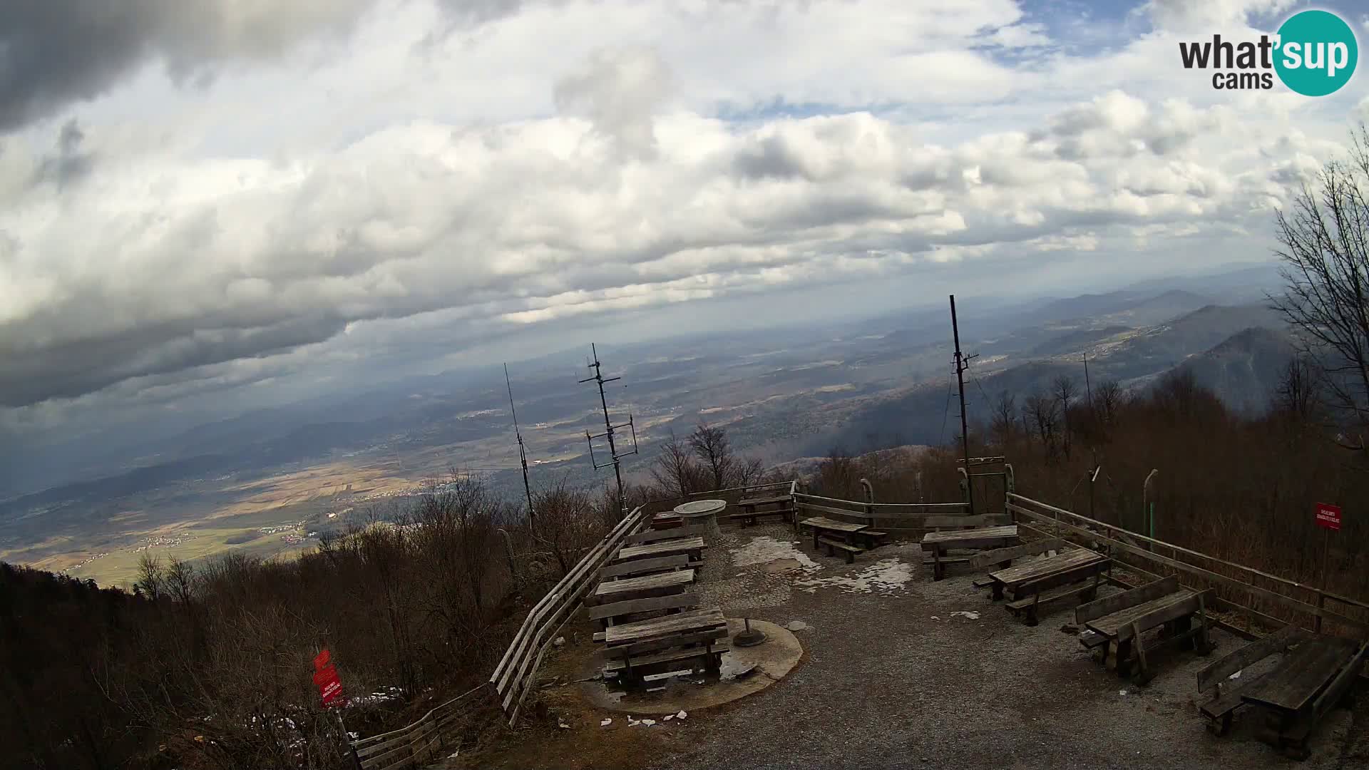 webcam Baita Krim vicino Ljubljana – Slovenia – vista su Grosuplje