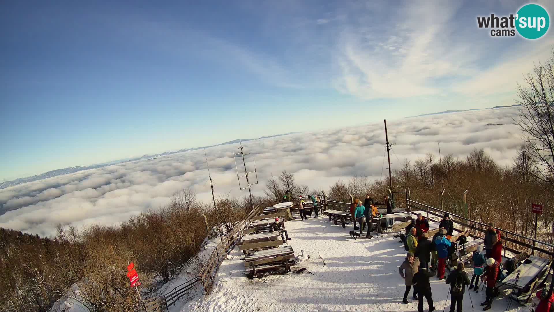 webcam Baita Krim vicino Ljubljana – Slovenia – vista su Grosuplje