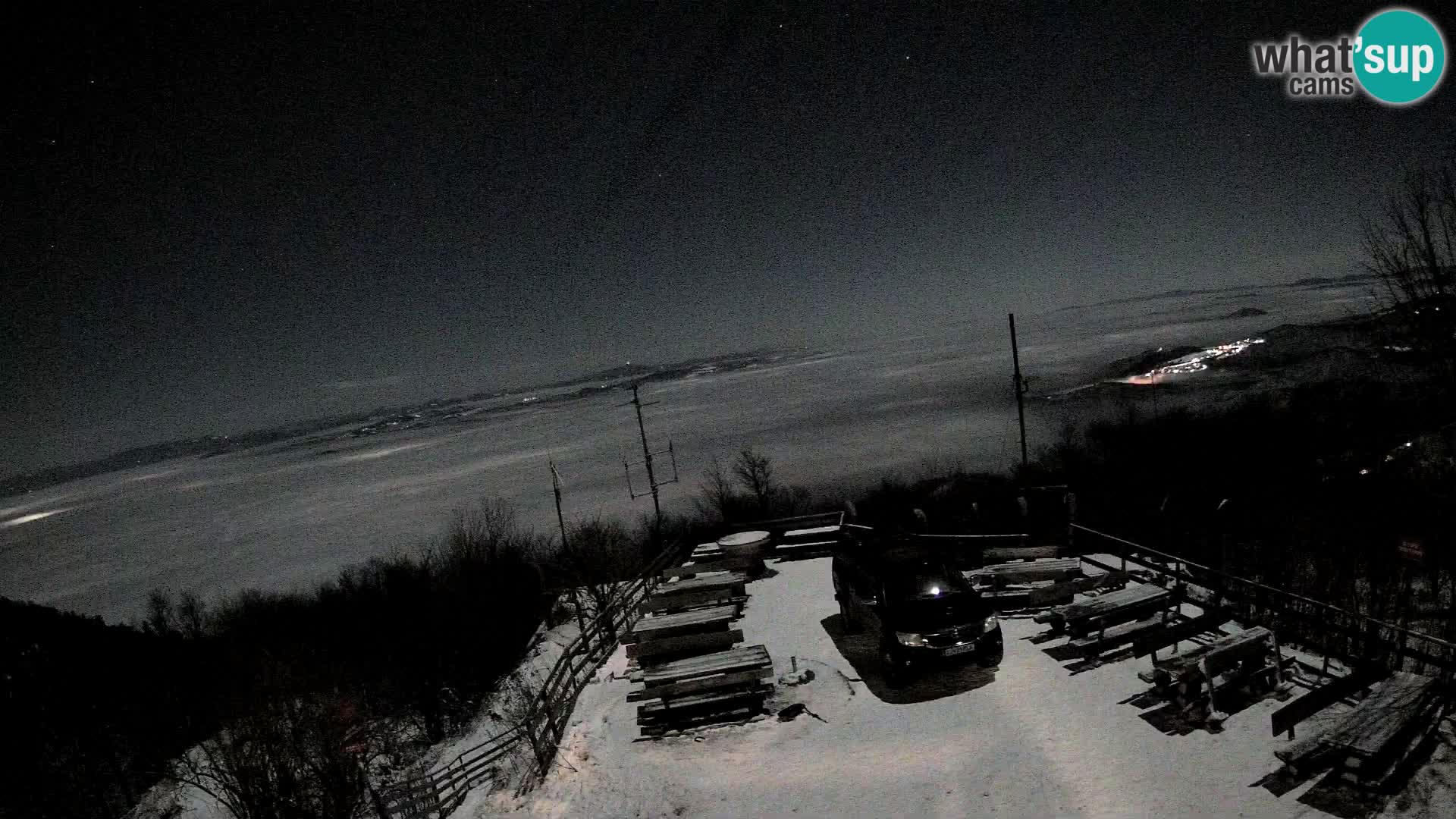 Mount Krim webcam near Ljubljana – Slovenia – view to Grosuplje