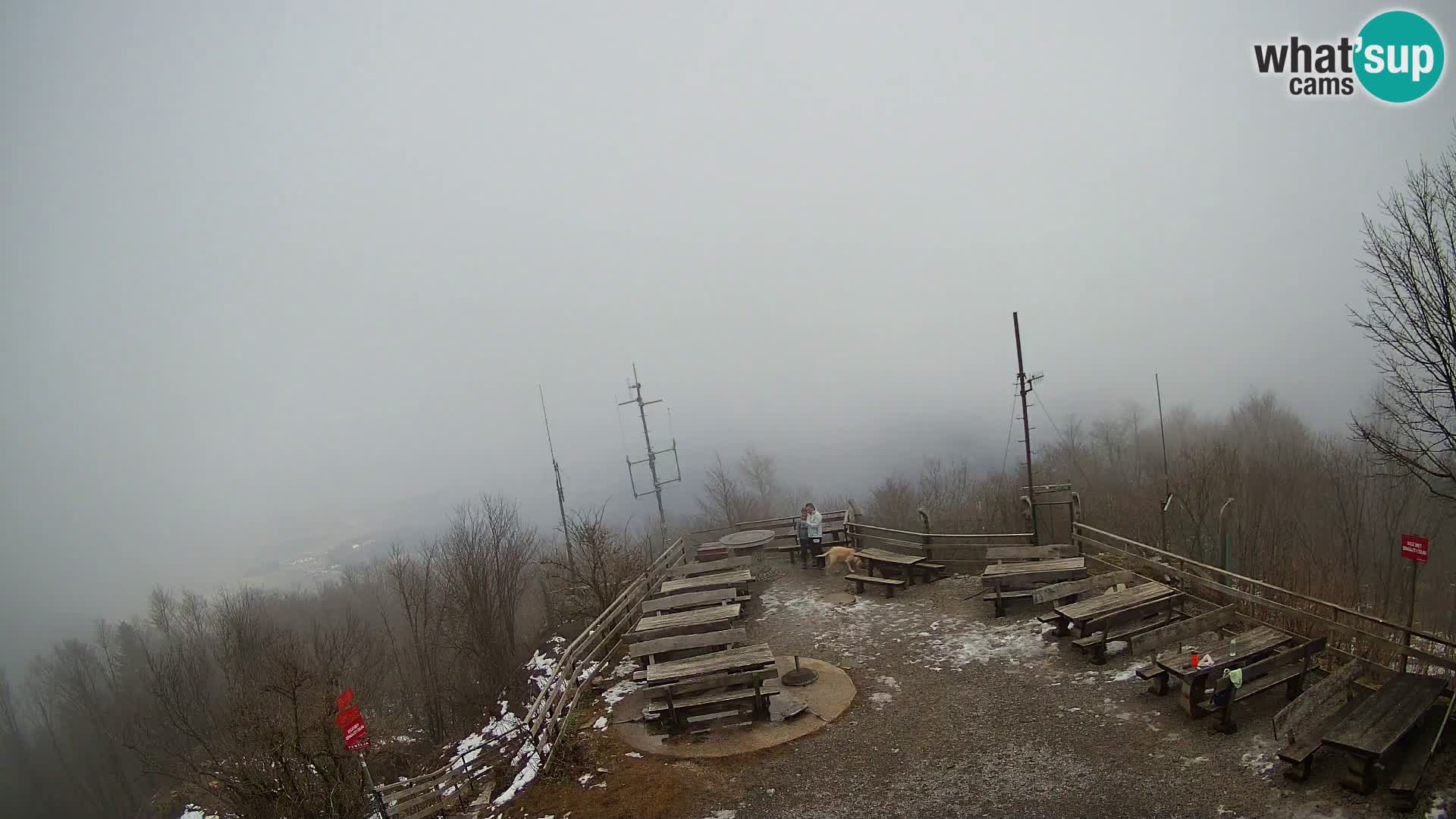 Mount Krim webcam near Ljubljana – Slovenia – view to Grosuplje