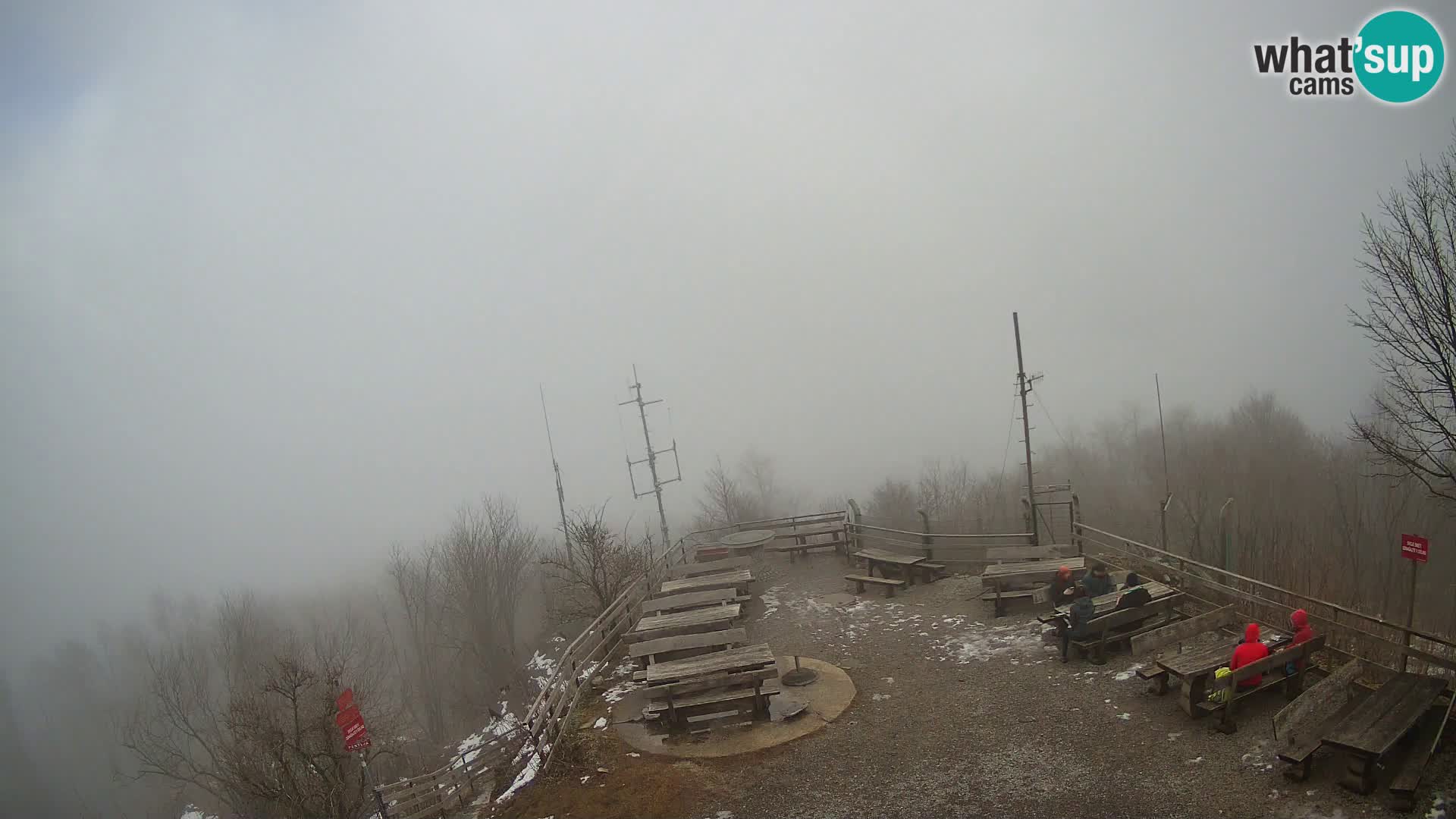 Mount Krim webcam near Ljubljana – Slovenia – view to Grosuplje