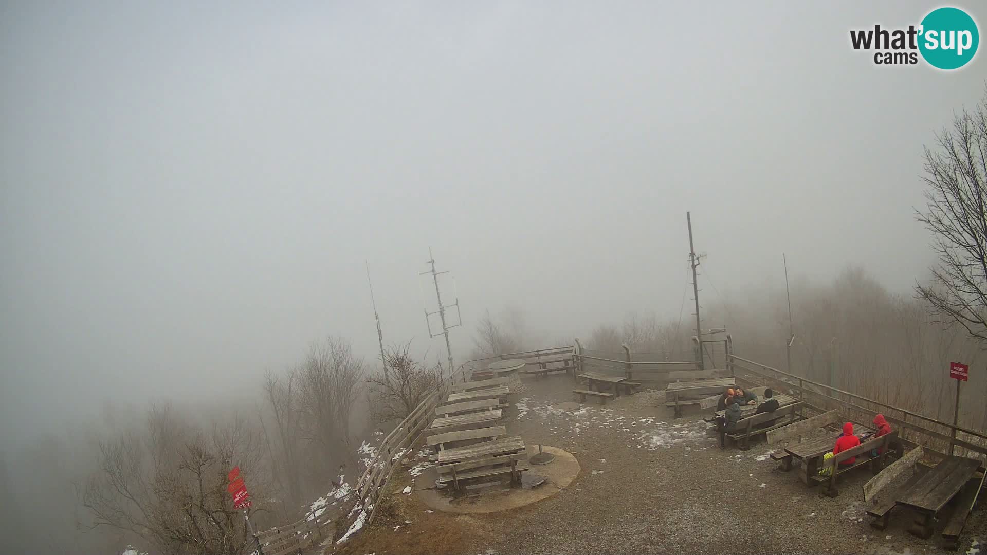 Mount Krim webcam near Ljubljana – Slovenia – view to Grosuplje