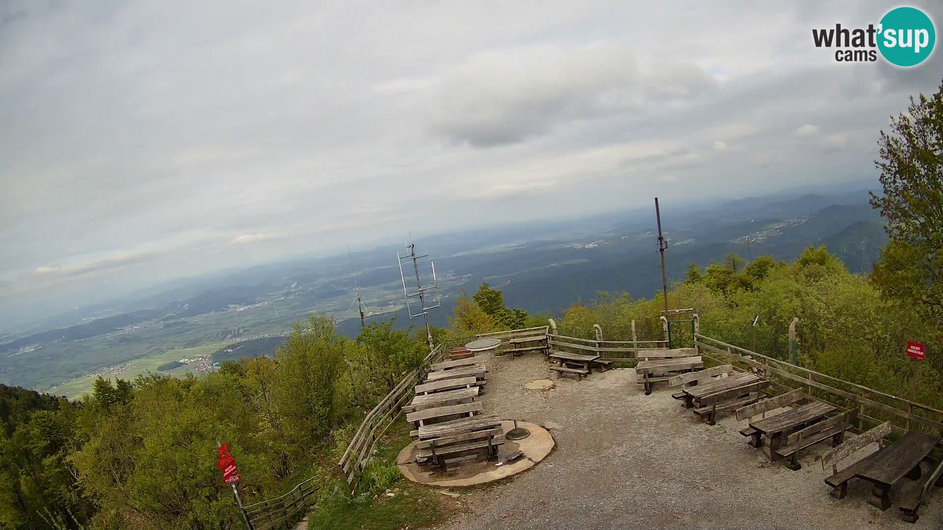 webcam Baita Krim vicino Ljubljana – Slovenia – vista su Grosuplje