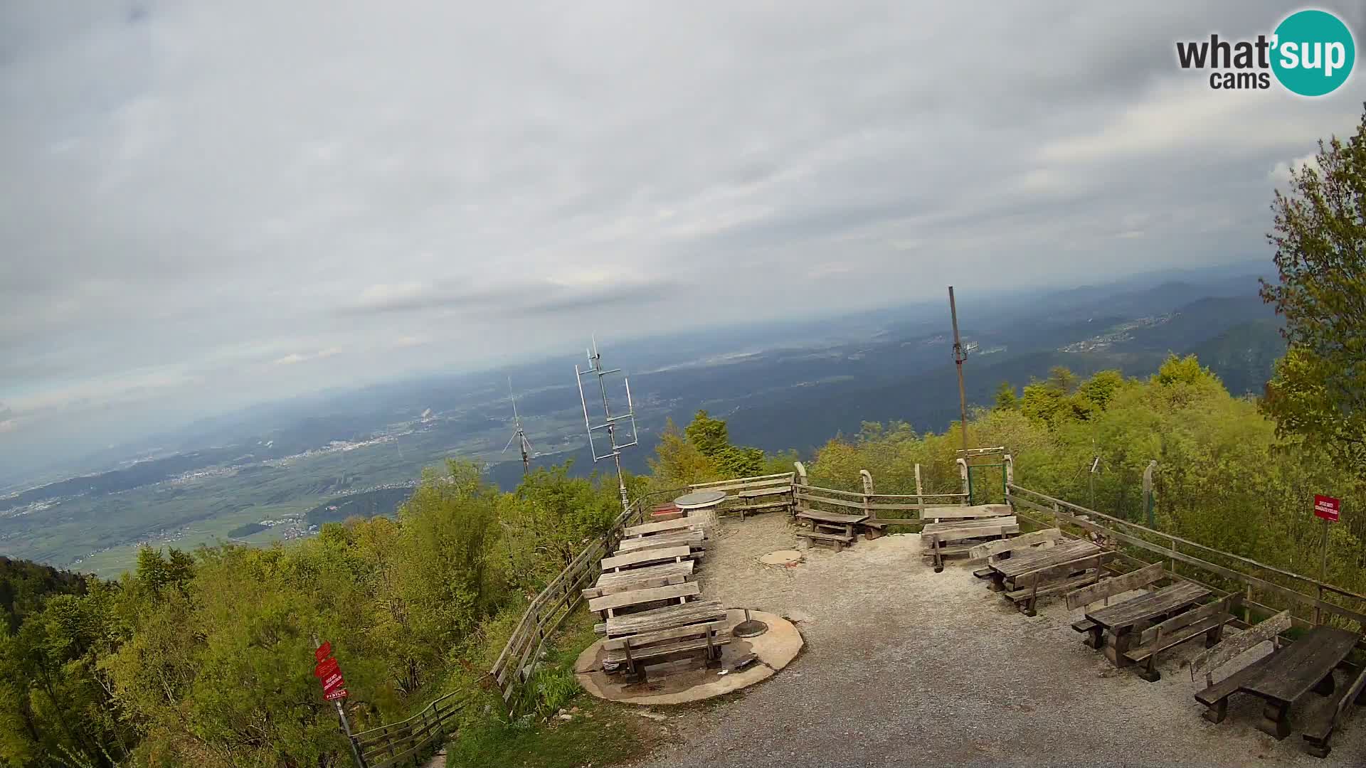webcam Baita Krim vicino Ljubljana – Slovenia – vista su Grosuplje