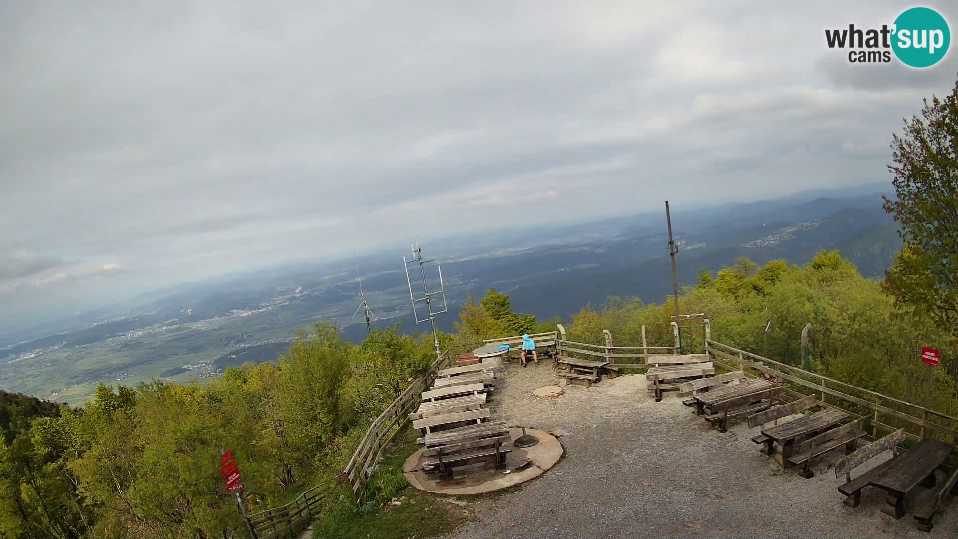 webcam Baita Krim vicino Ljubljana – Slovenia – vista su Grosuplje