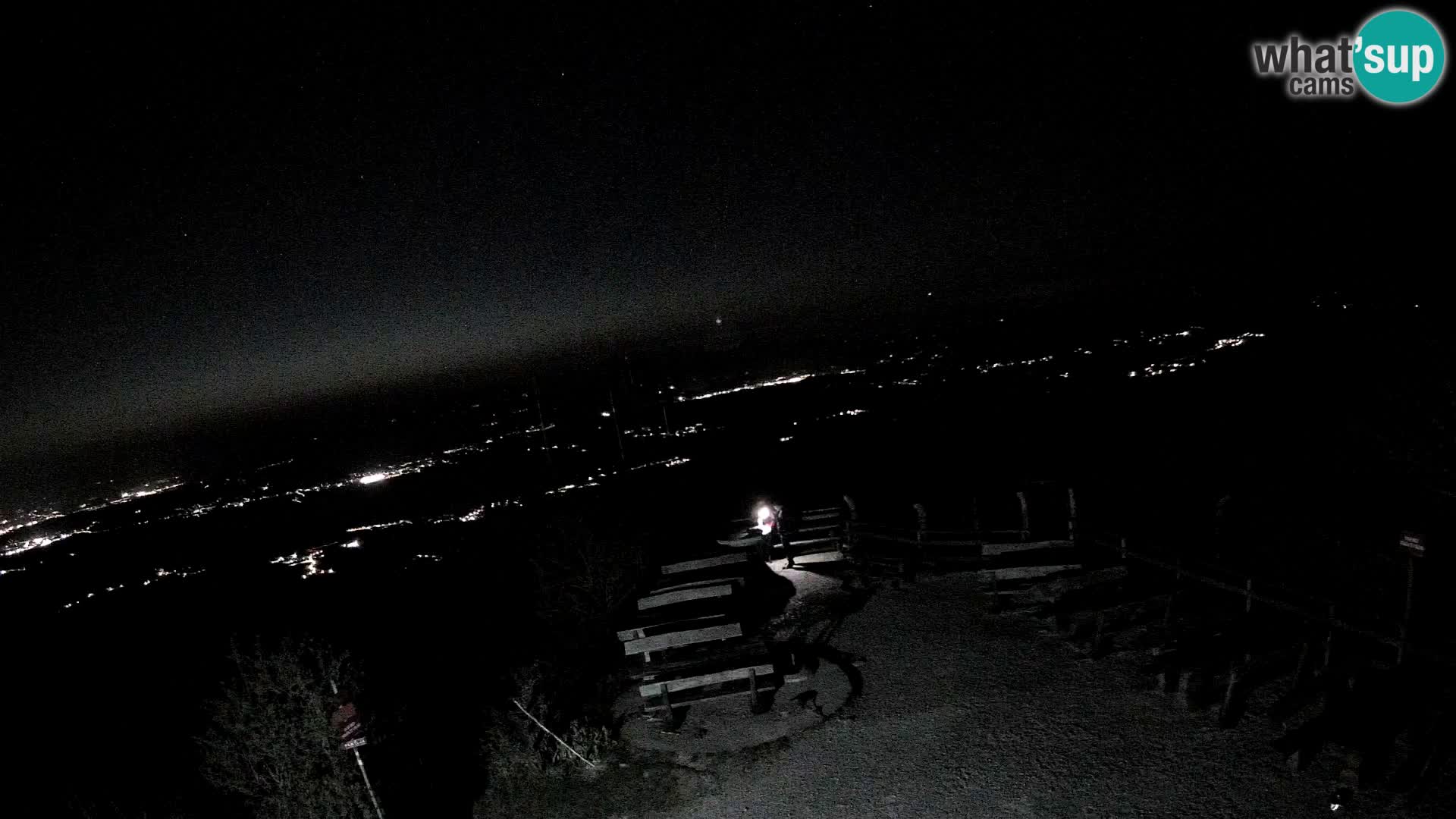 Mount Krim webcam near Ljubljana – Slovenia – view to Grosuplje