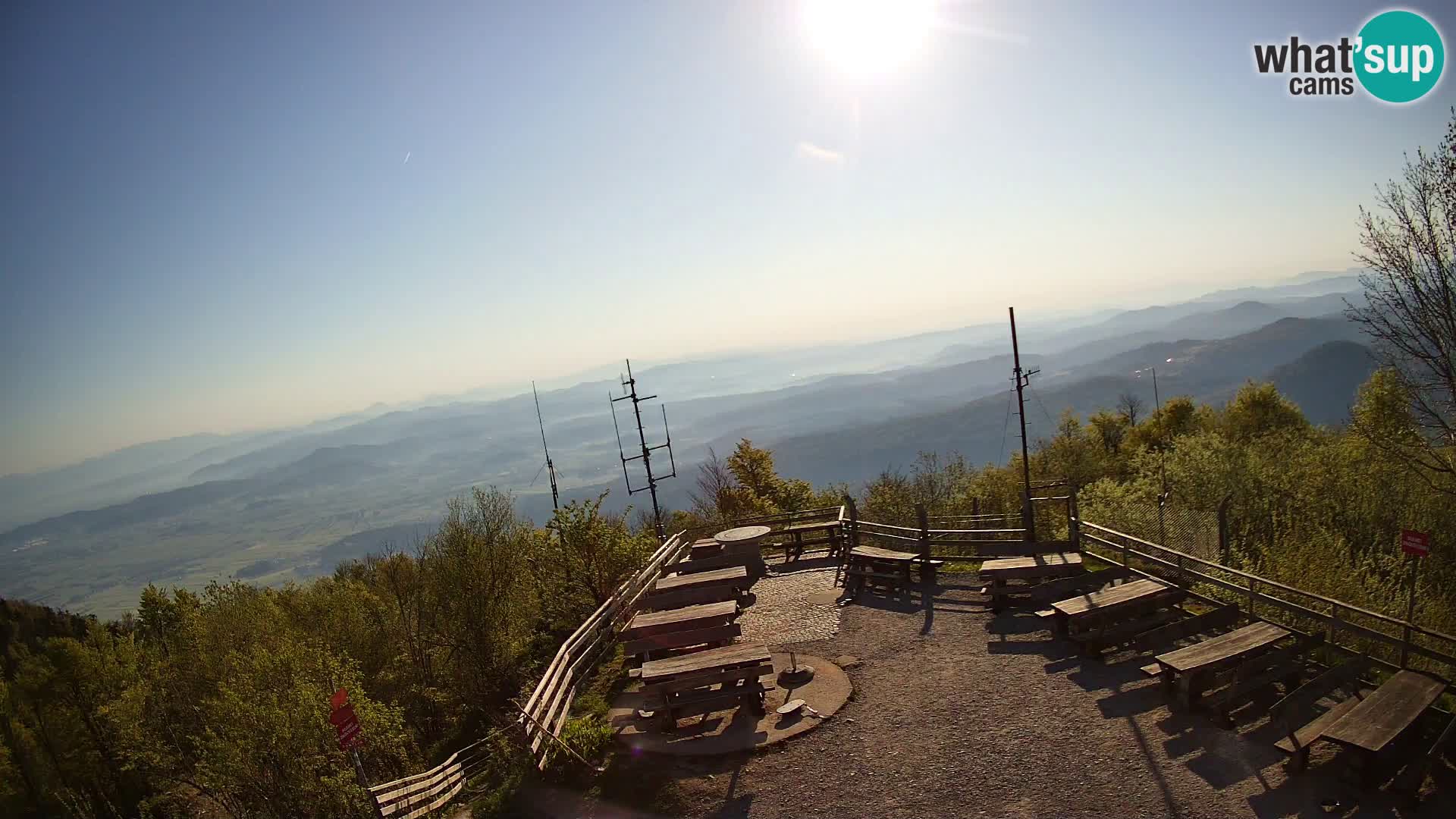 webcam Baita Krim vicino Ljubljana – Slovenia – vista su Grosuplje