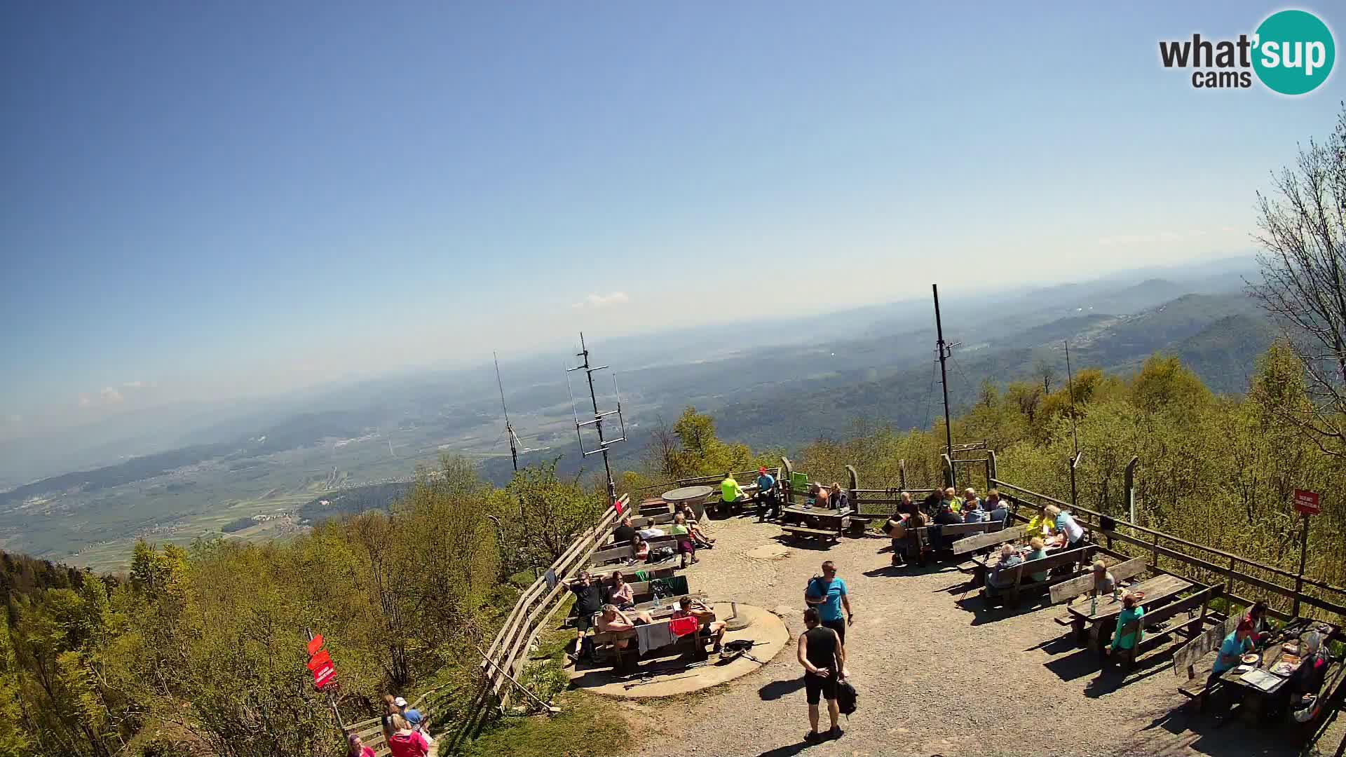 webcam Baita Krim vicino Ljubljana – Slovenia – vista su Grosuplje