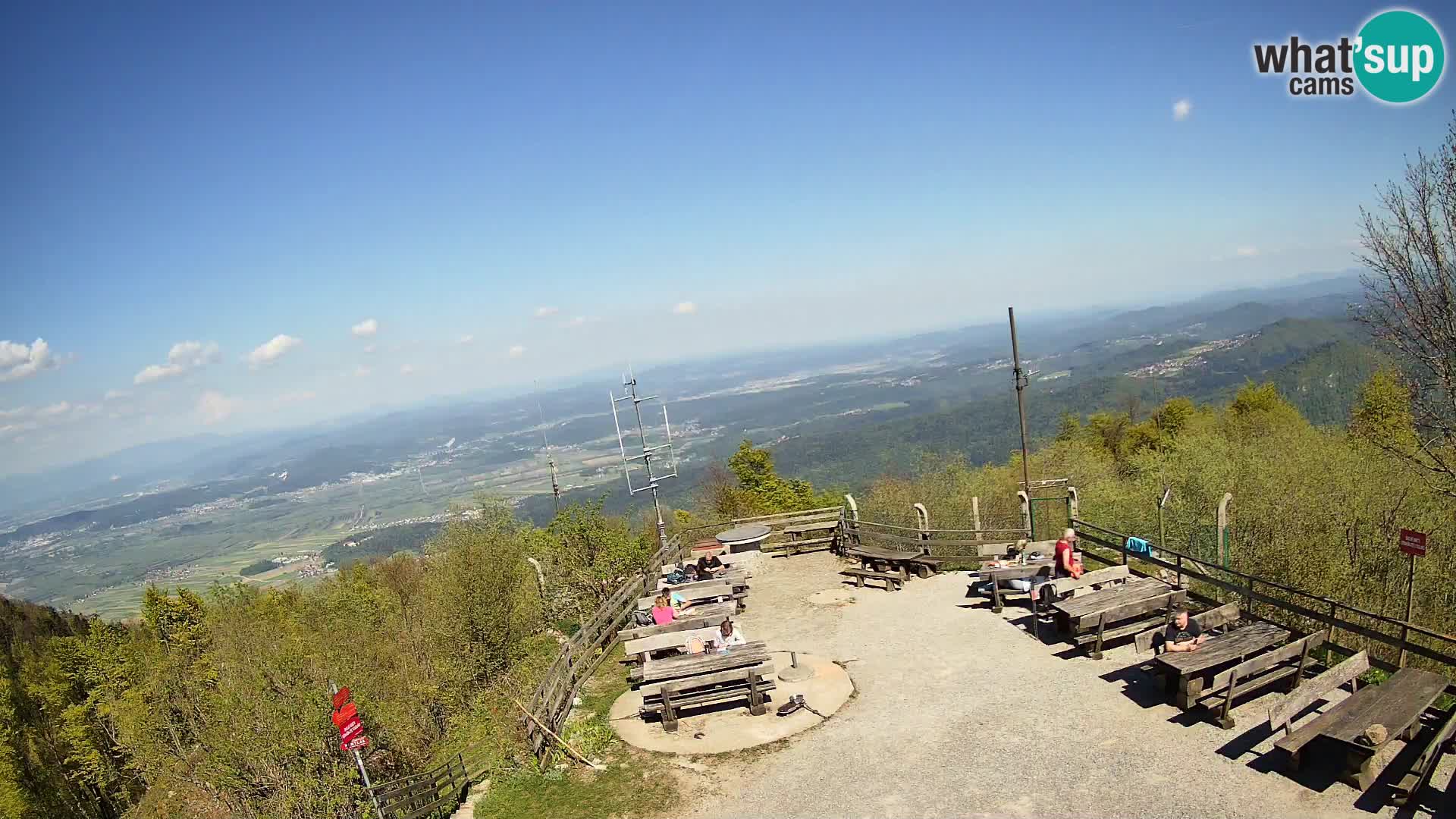 webcam Baita Krim vicino Ljubljana – Slovenia – vista su Grosuplje