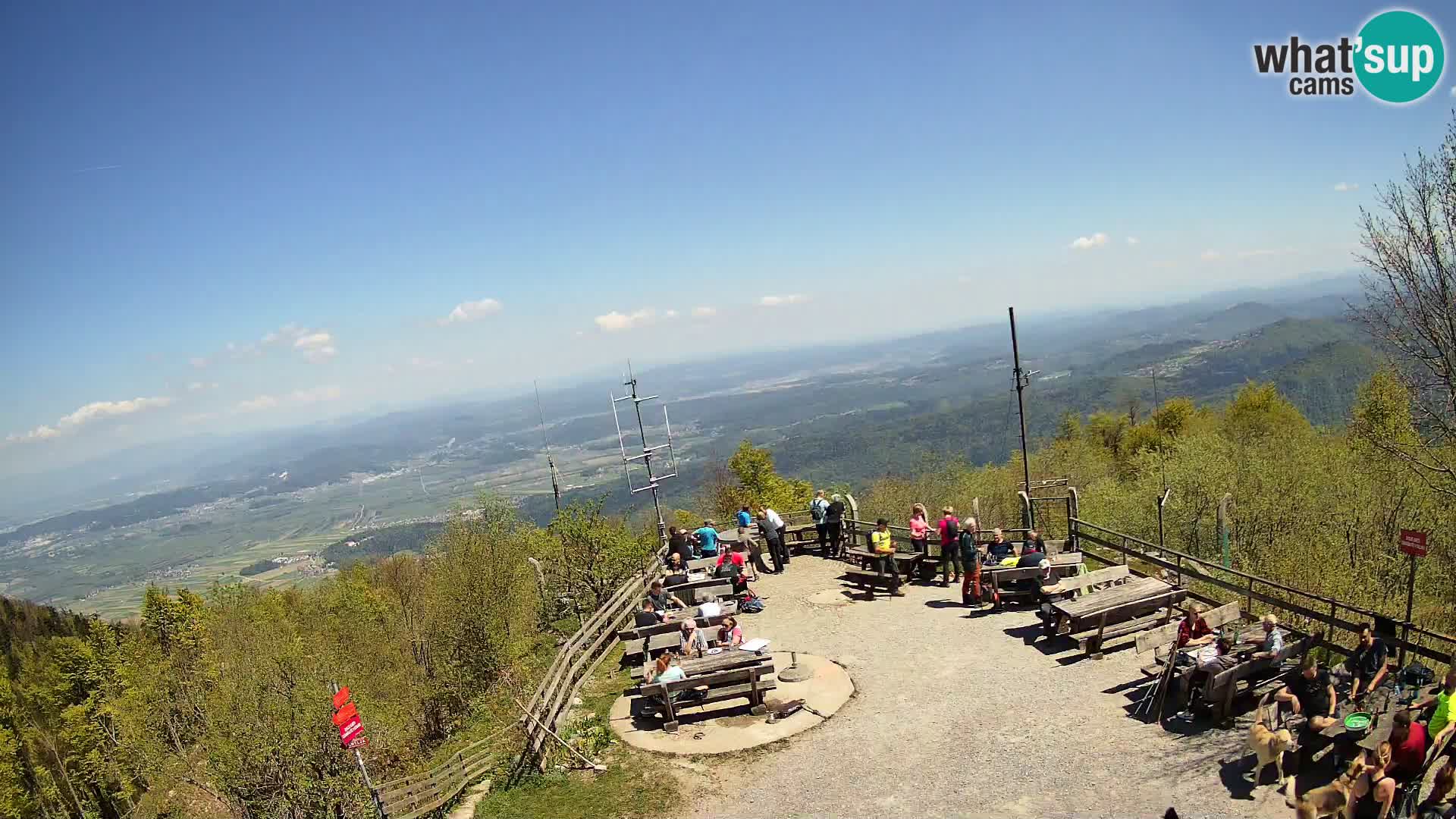 webcam Baita Krim vicino Ljubljana – Slovenia – vista su Grosuplje