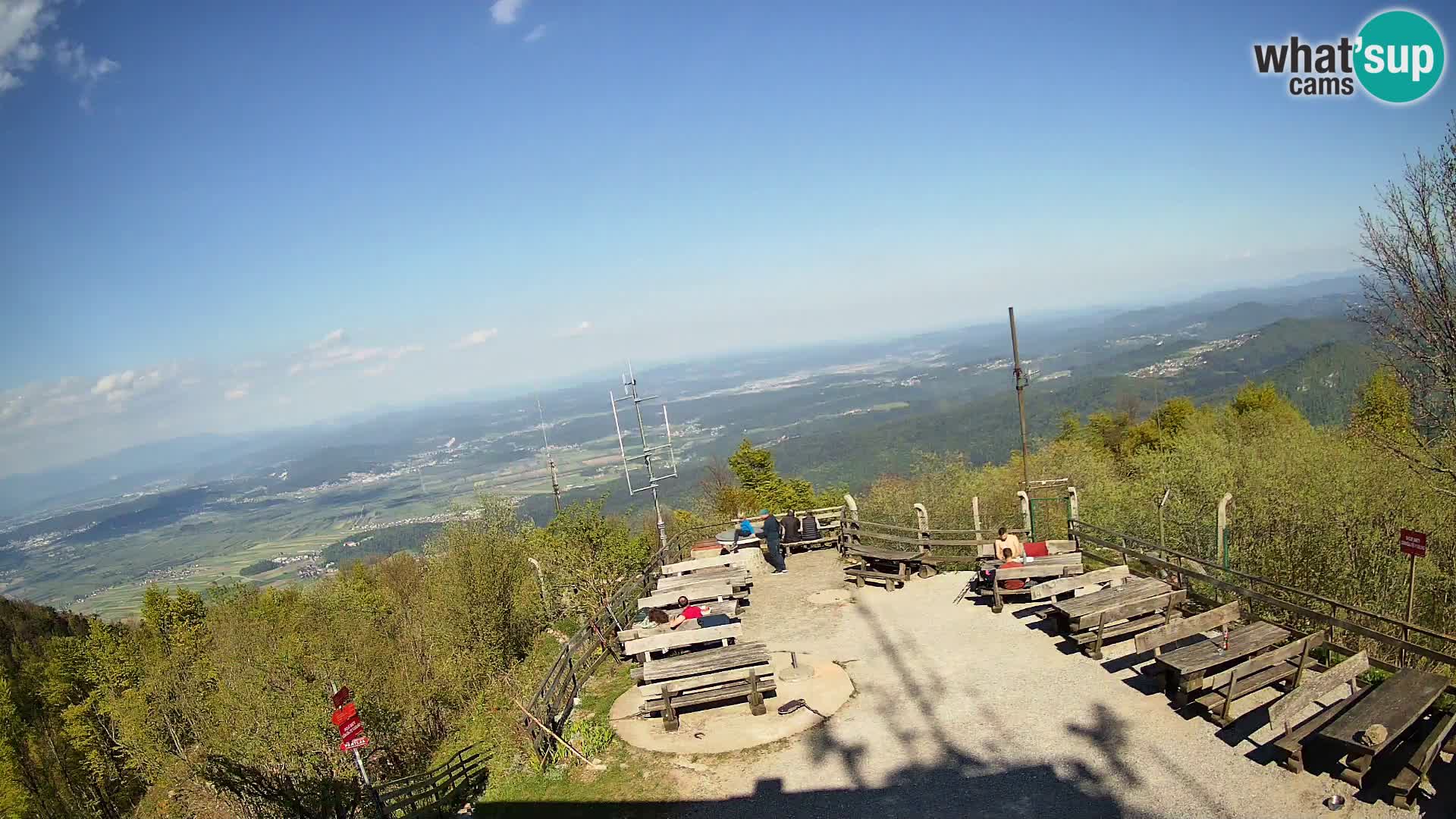 webcam Baita Krim vicino Ljubljana – Slovenia – vista su Grosuplje