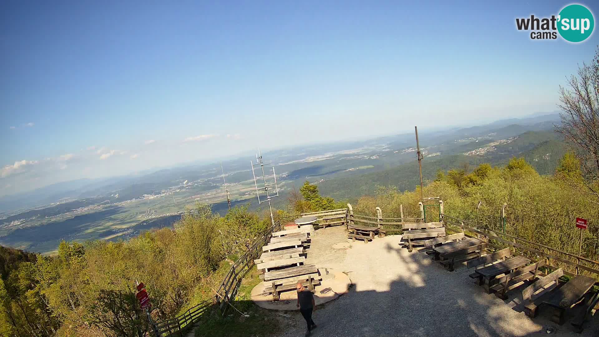 webcam Baita Krim vicino Ljubljana – Slovenia – vista su Grosuplje