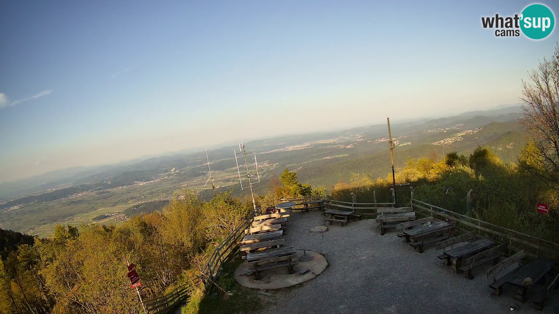 webcam Baita Krim vicino Ljubljana – Slovenia – vista su Grosuplje