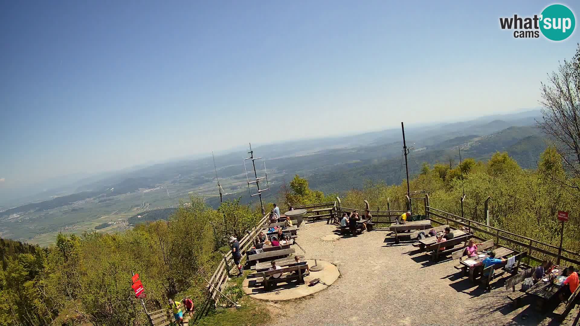 webcam Baita Krim vicino Ljubljana – Slovenia – vista su Grosuplje