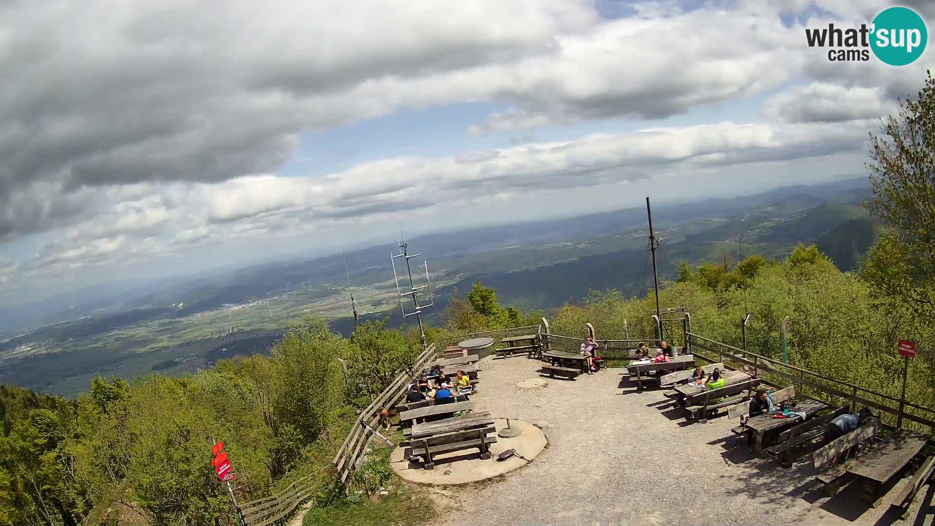 webcam Baita Krim vicino Ljubljana – Slovenia – vista su Grosuplje