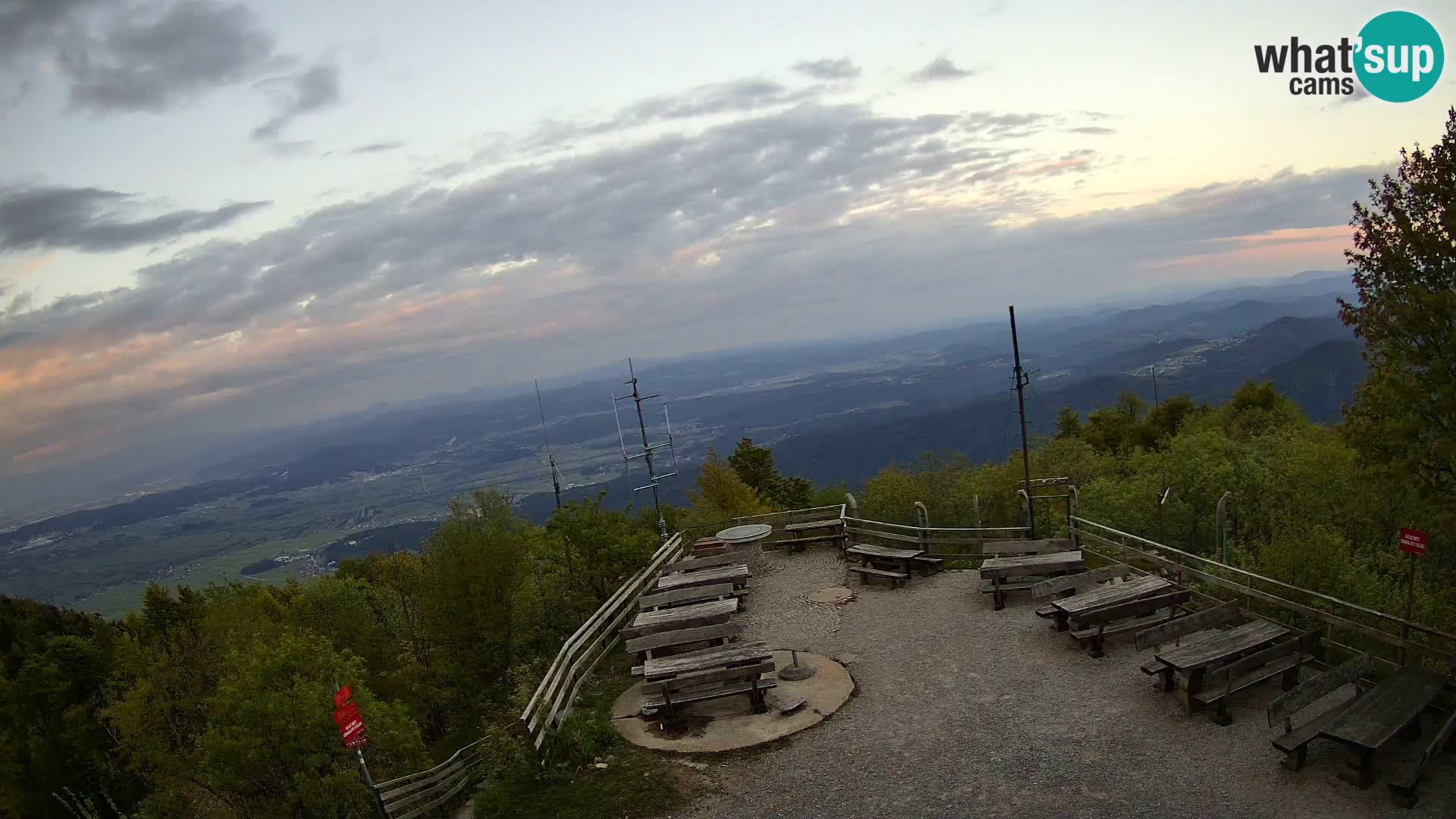 webcam Baita Krim vicino Ljubljana – Slovenia – vista su Grosuplje